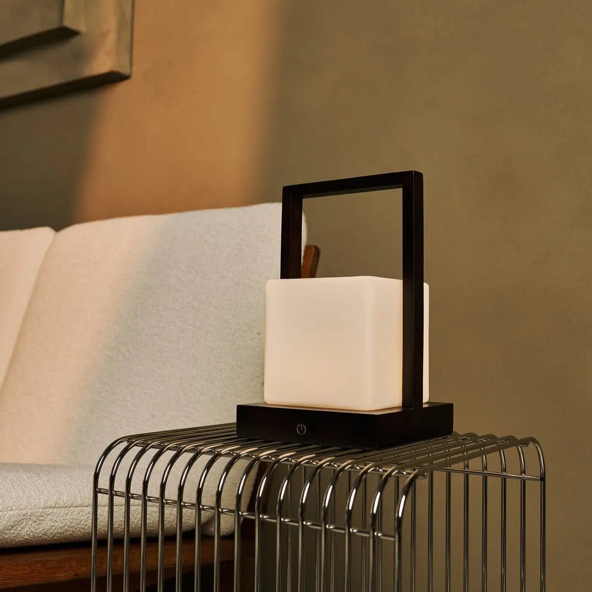 Noah Donkerbruin Oplaadbare Tafellamp | Oplaadbaar, dimbaar en draadloos Tavellio - Amsterdam