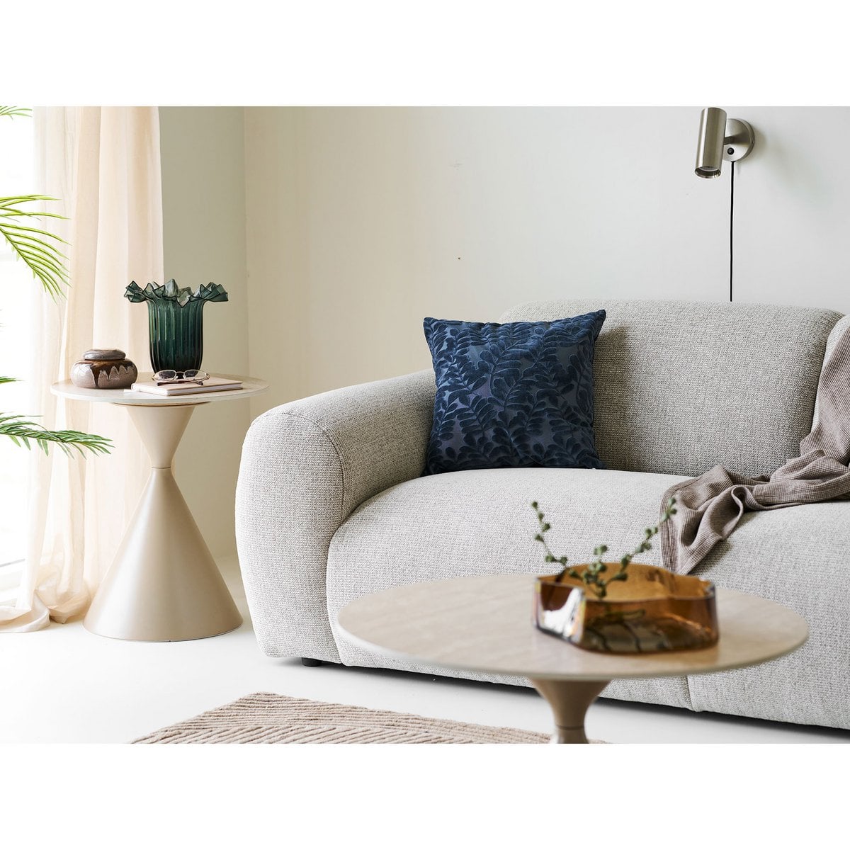 Paris Wandlamp, metaal, zilver House Nordic ApS