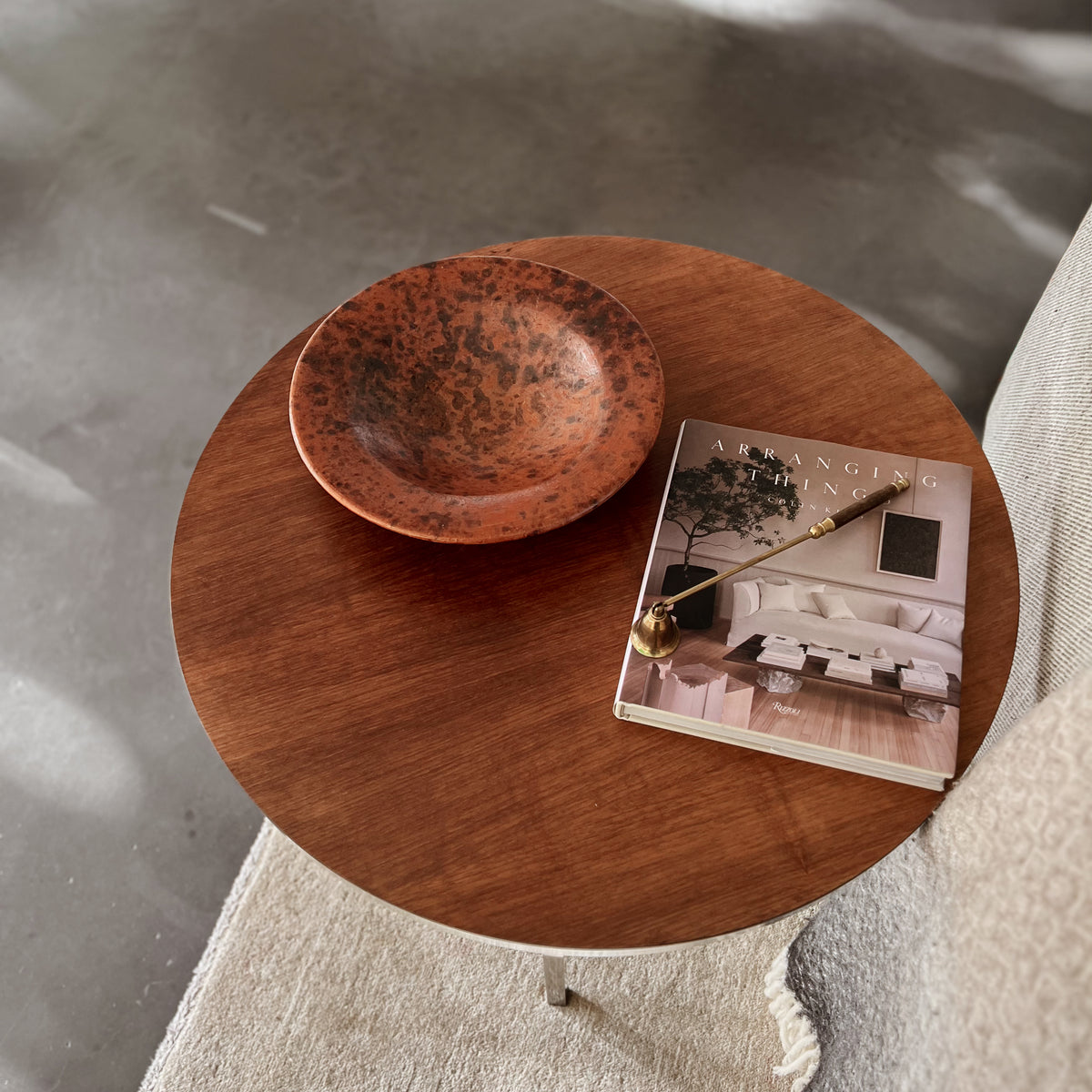 pre-loved aardewerken schaal - roestbruin Noii HOME