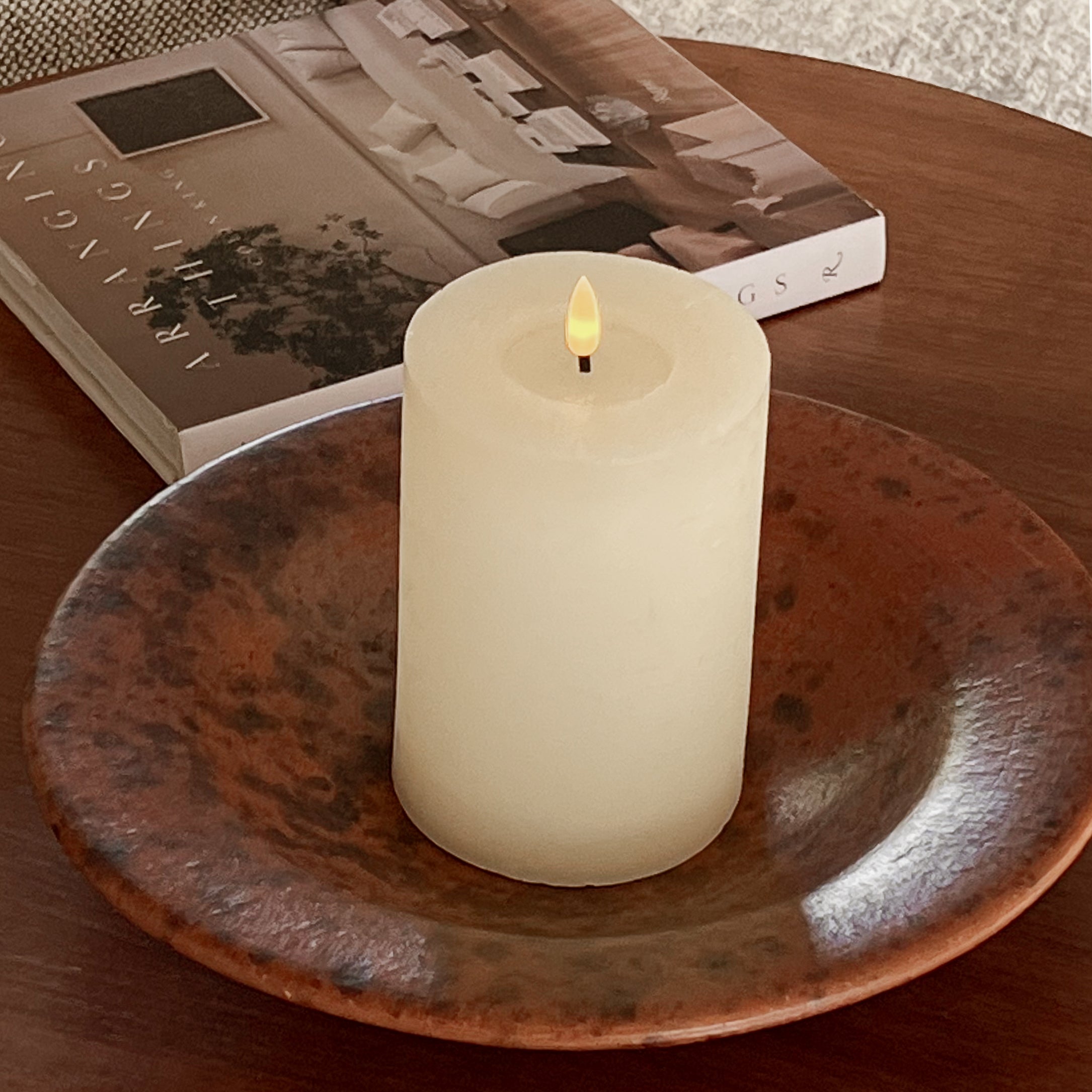 pre-loved aardewerken schaal - roestbruin Noii HOME