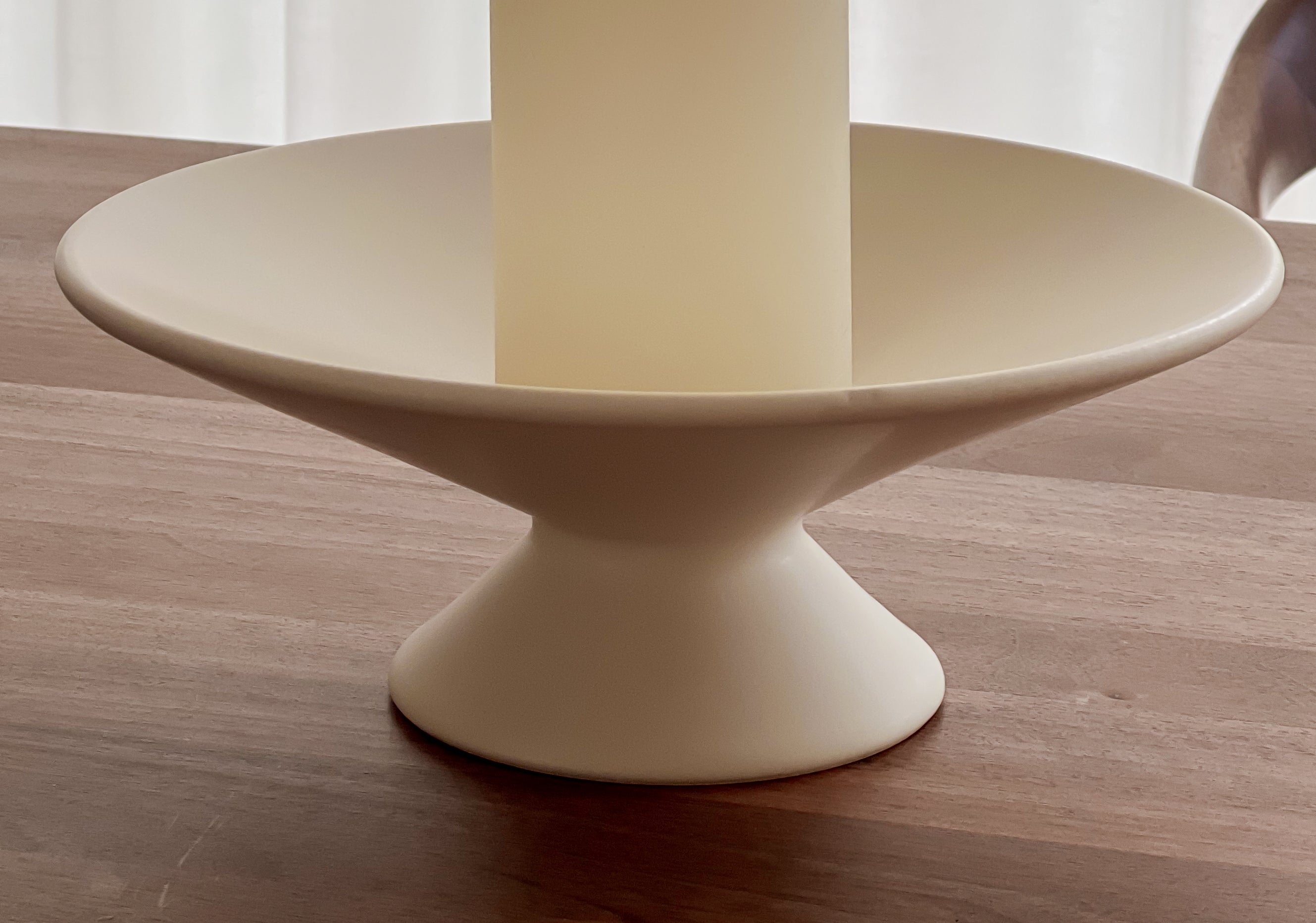 pre-loved - schaal op voet - off white Noii HOME