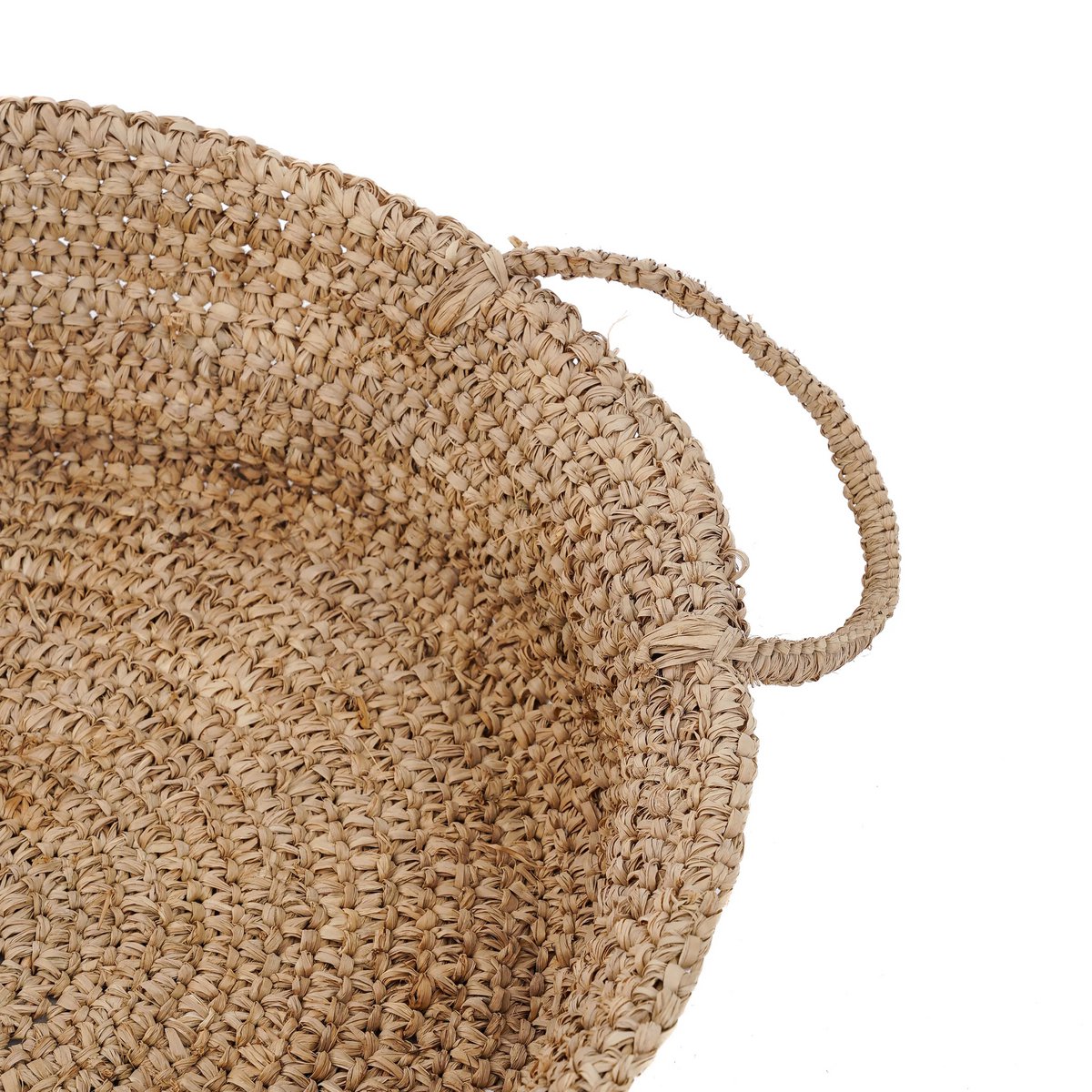 raffia mandenbak – naturel – l – bazar bizar Bazar Bizar Living