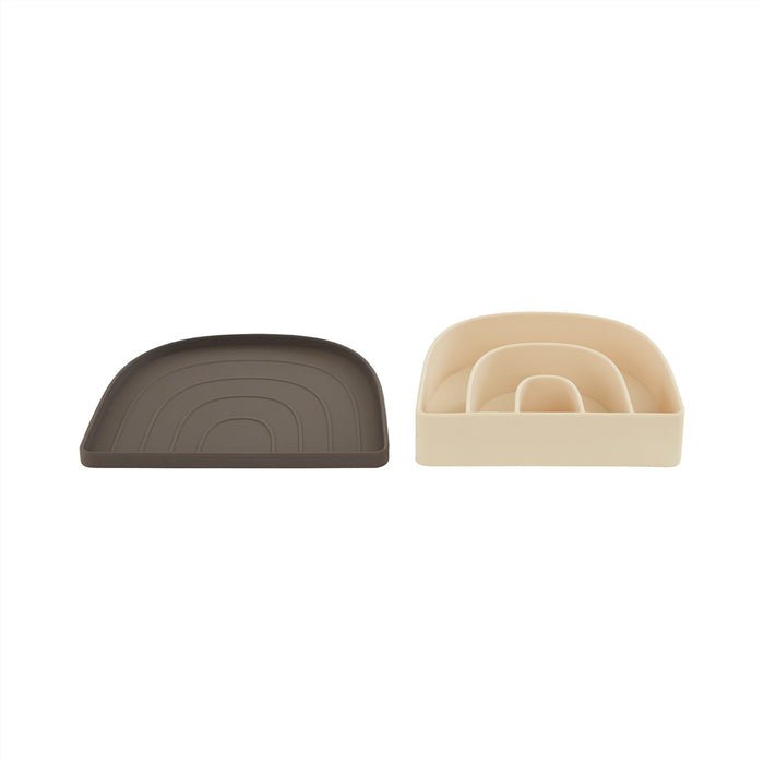 Regenboogbord en kom OYOY LIVING DESIGN