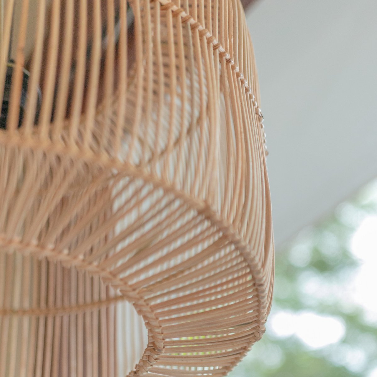 Rotanlamp | Boho lampenkap | Hanglamp LIKU (2 maten) Soeji