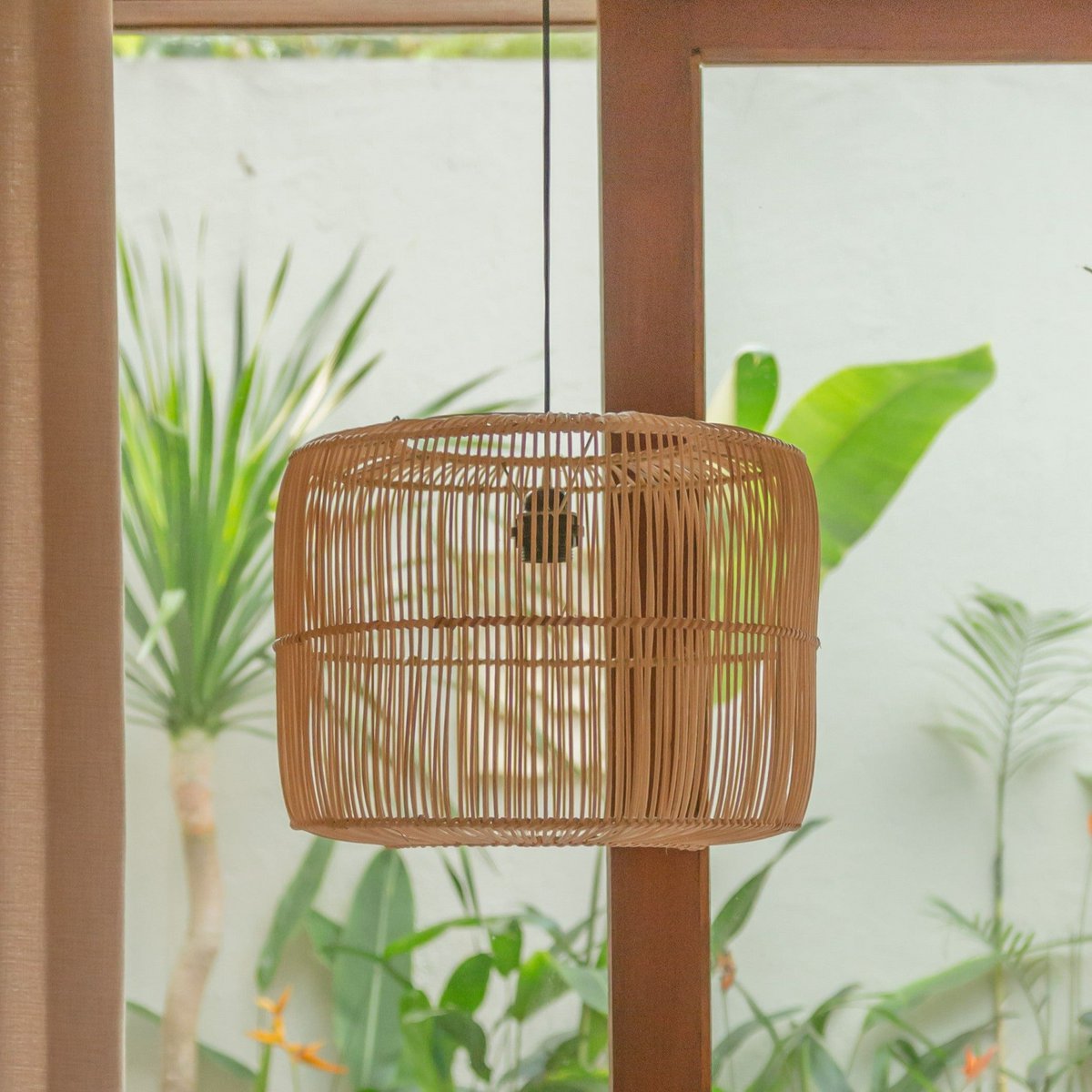 Rotanlamp | Boho lampenkap | Hanglamp LIKU (2 maten) Soeji