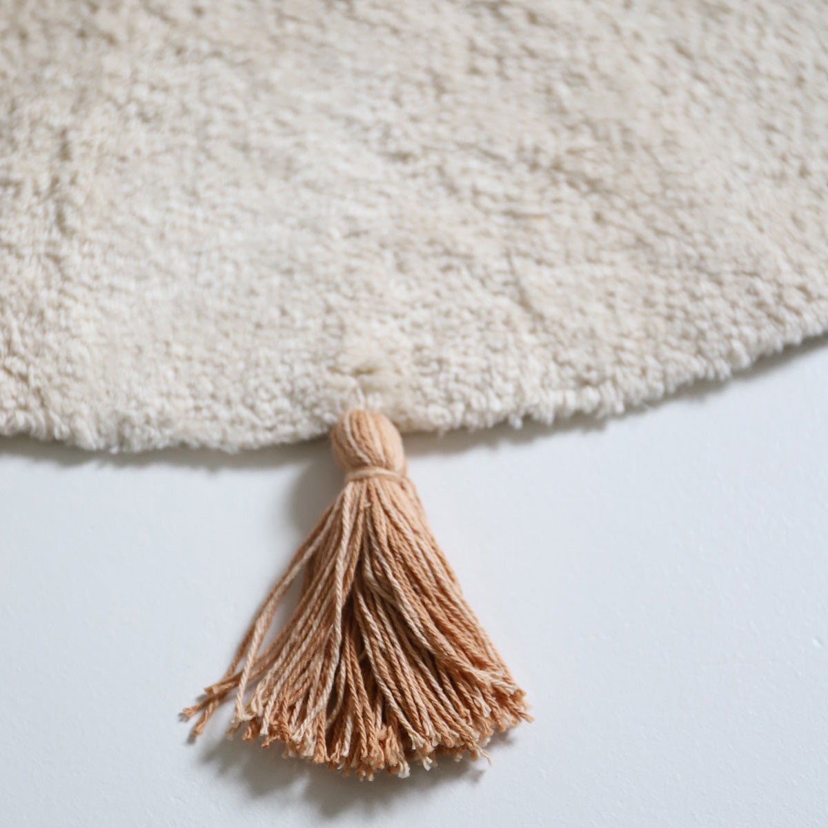 Round Children's Carpet Bohobird "Toast" Nattiot