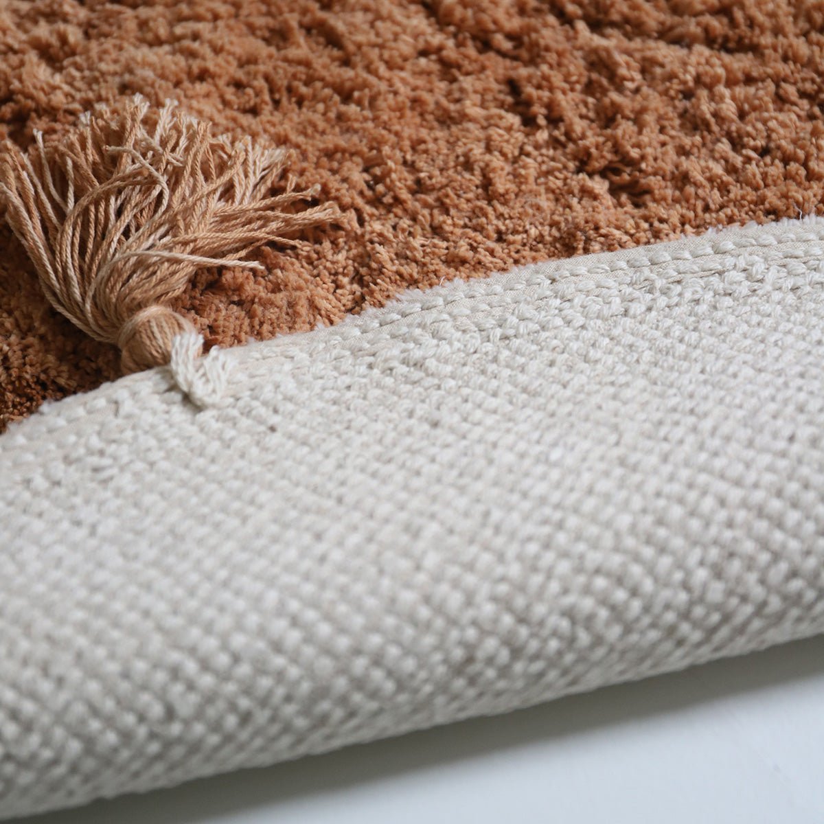 Round Children's Carpet Bohobird "Toast" Nattiot