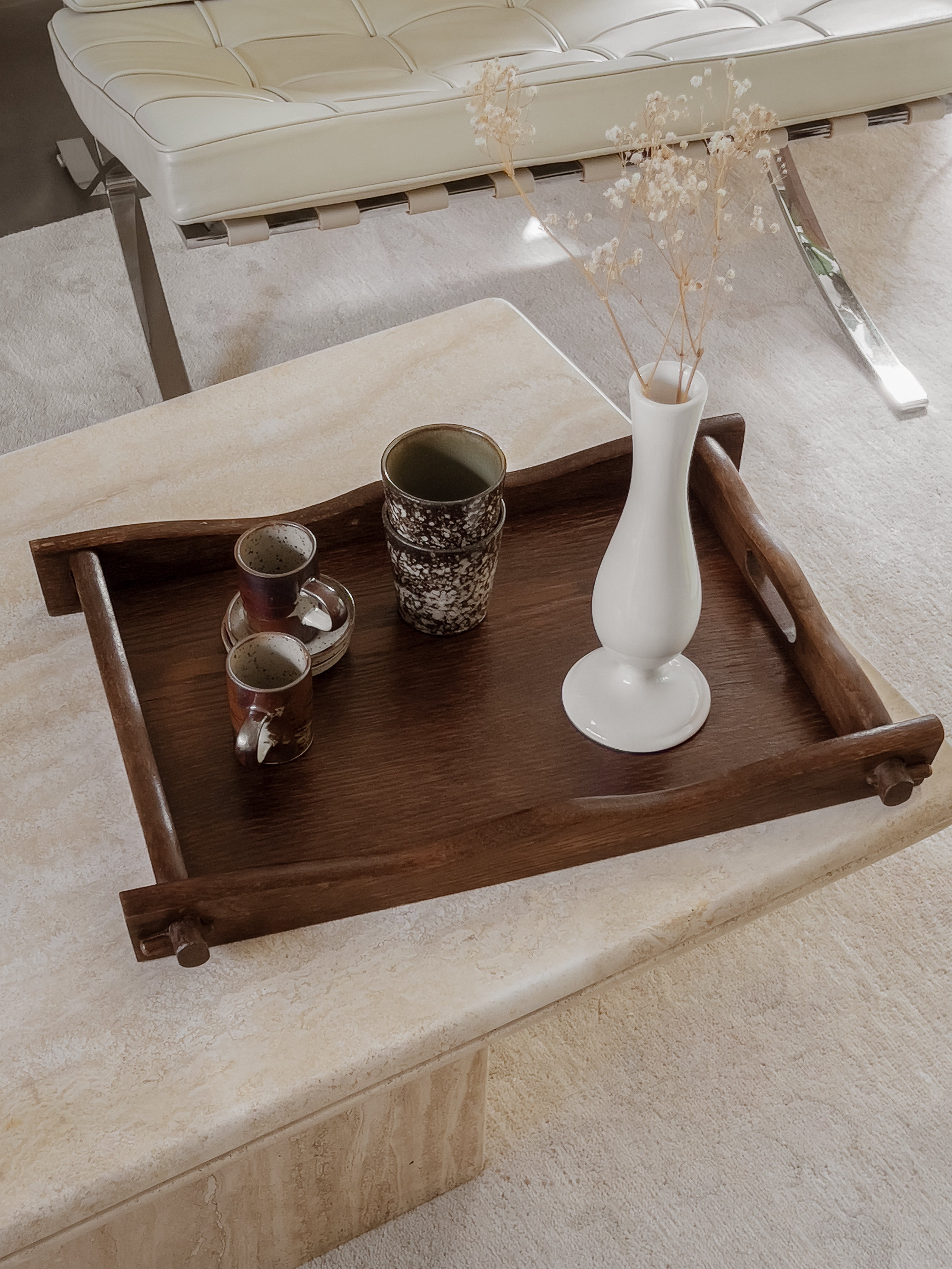 rustiek eikenhouten dienblad – pre-loved Noii home
