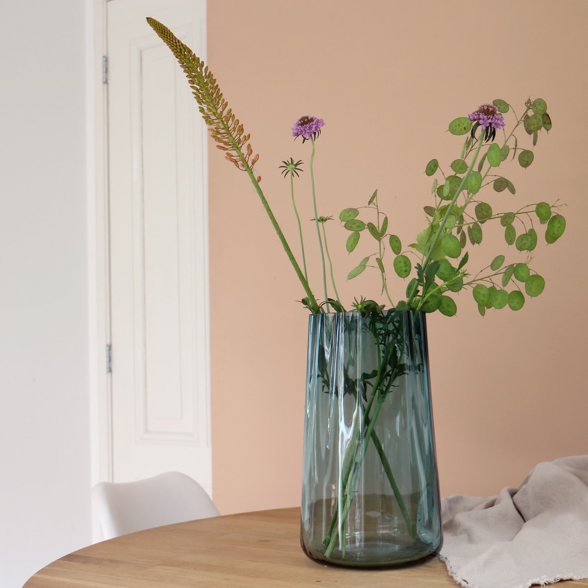 SALE! Vaas - Parana L Ø20 cm blue Vase The World