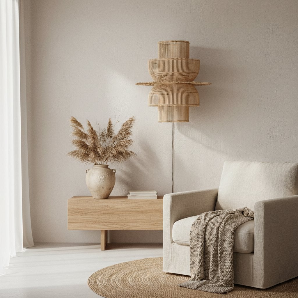 Saturn rotan wandlamp Raw Materials