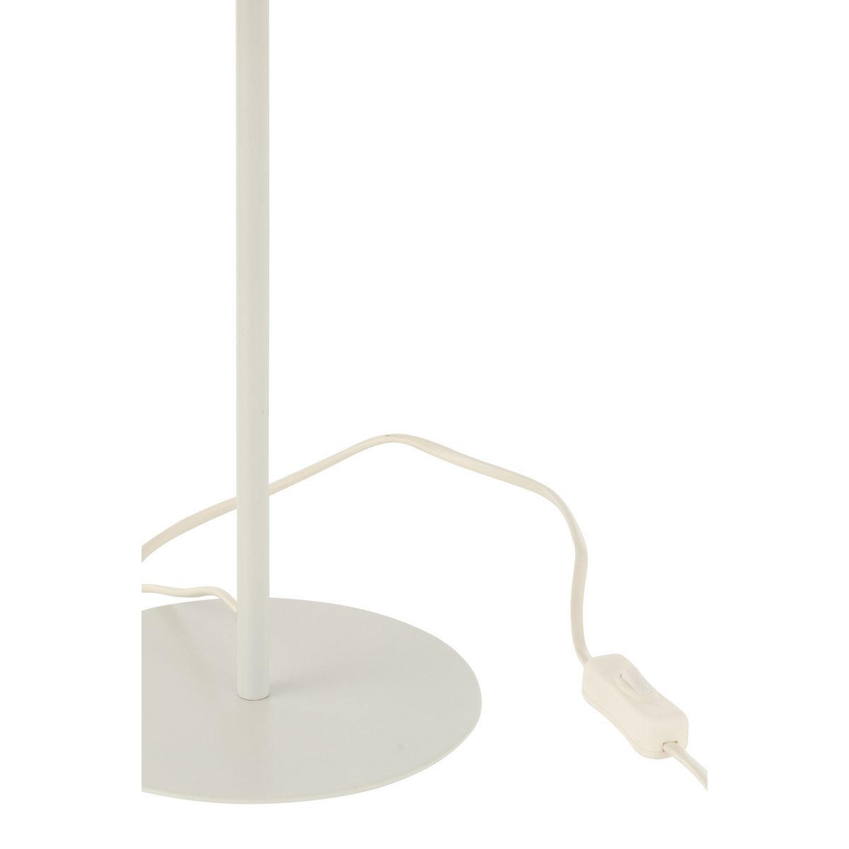 schemerlamp met rotan kap - wit - J-Line J-Line