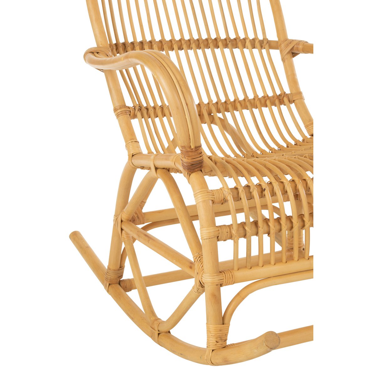 schommelstoel Winand – rotan naturel J-Line