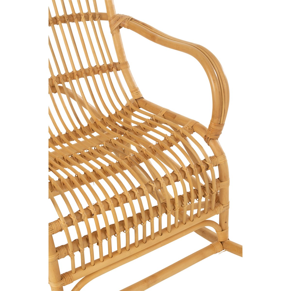 schommelstoel Winand – rotan naturel J-Line