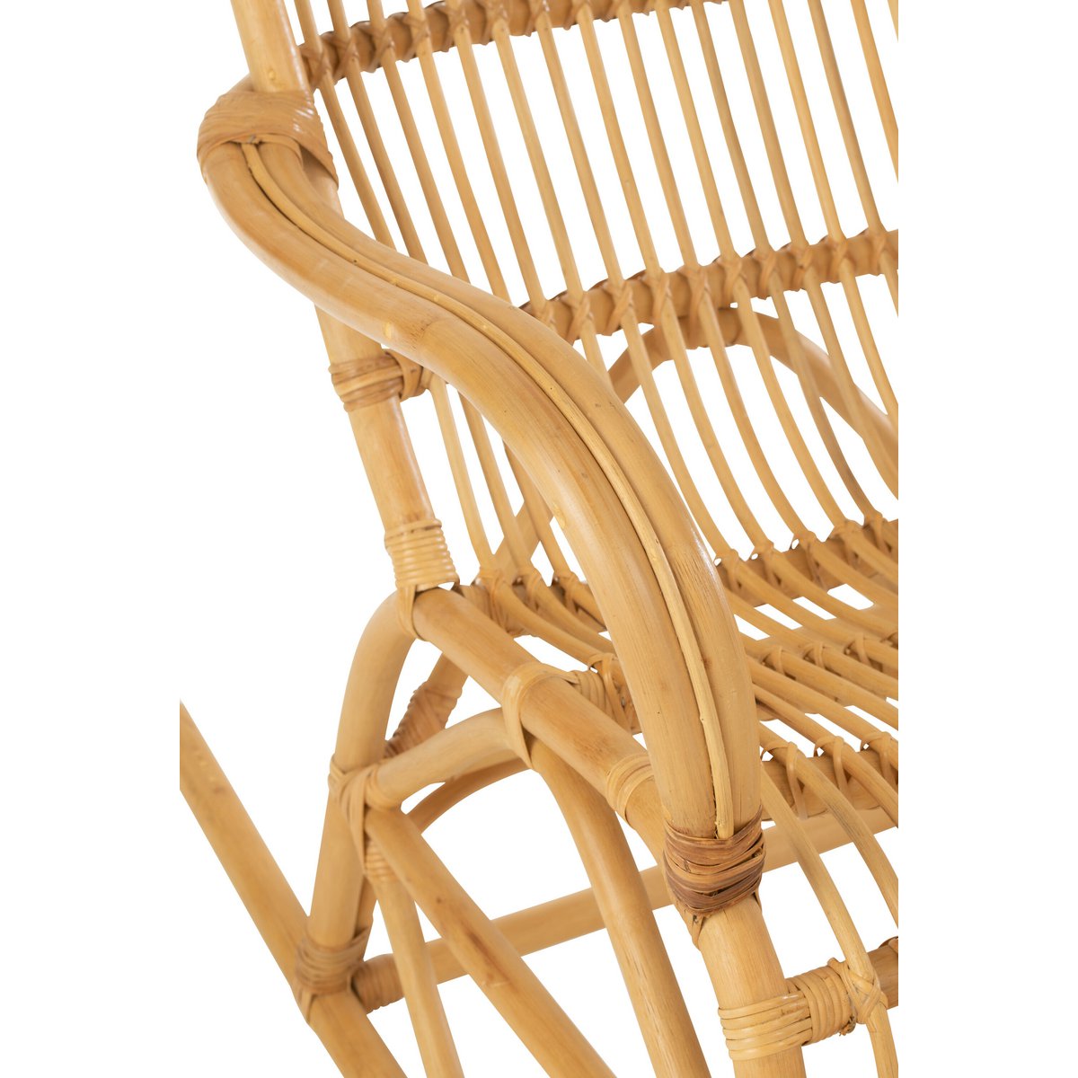 schommelstoel Winand – rotan naturel J-Line