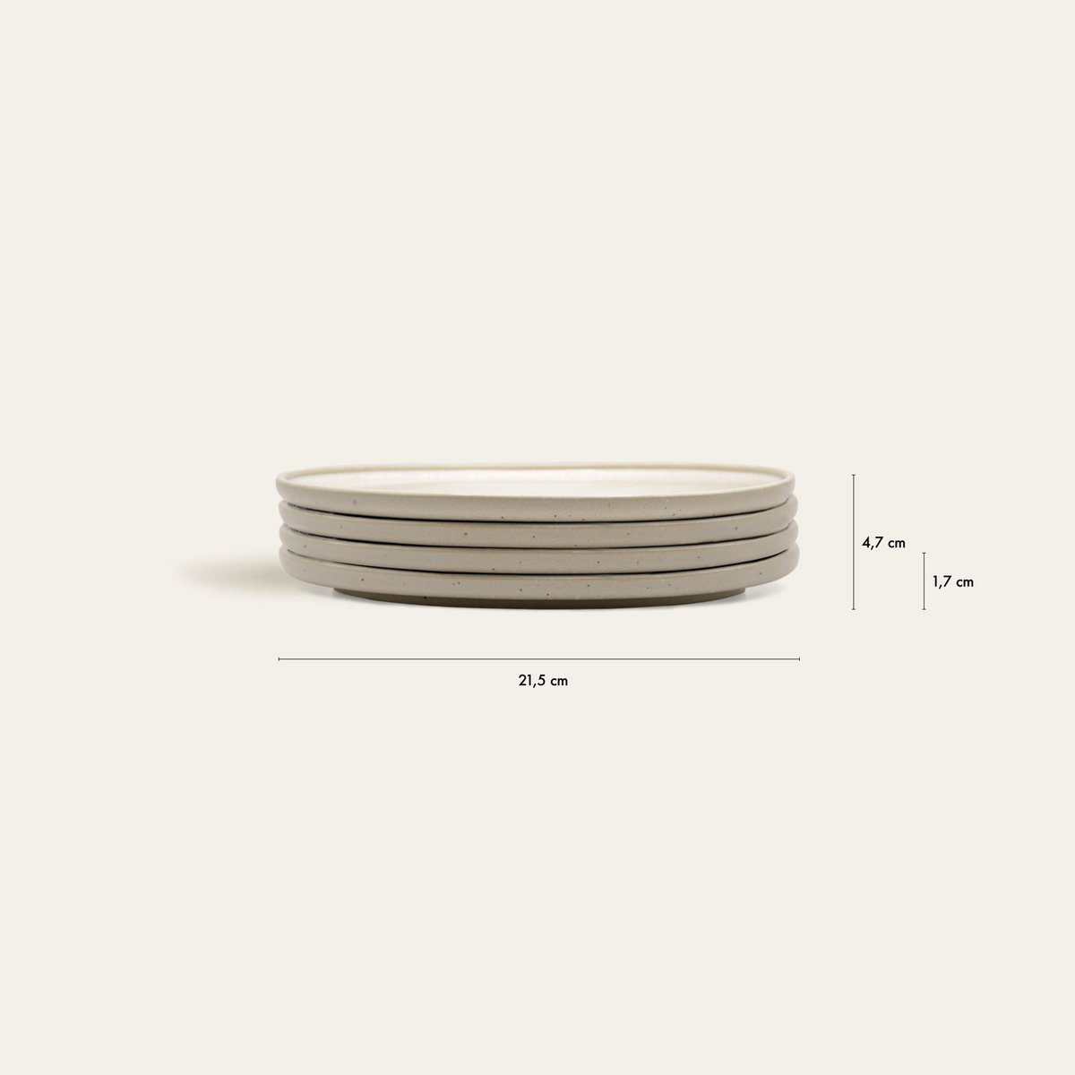 Serviesset Eelina – beige steengoed EDDA Stoneware