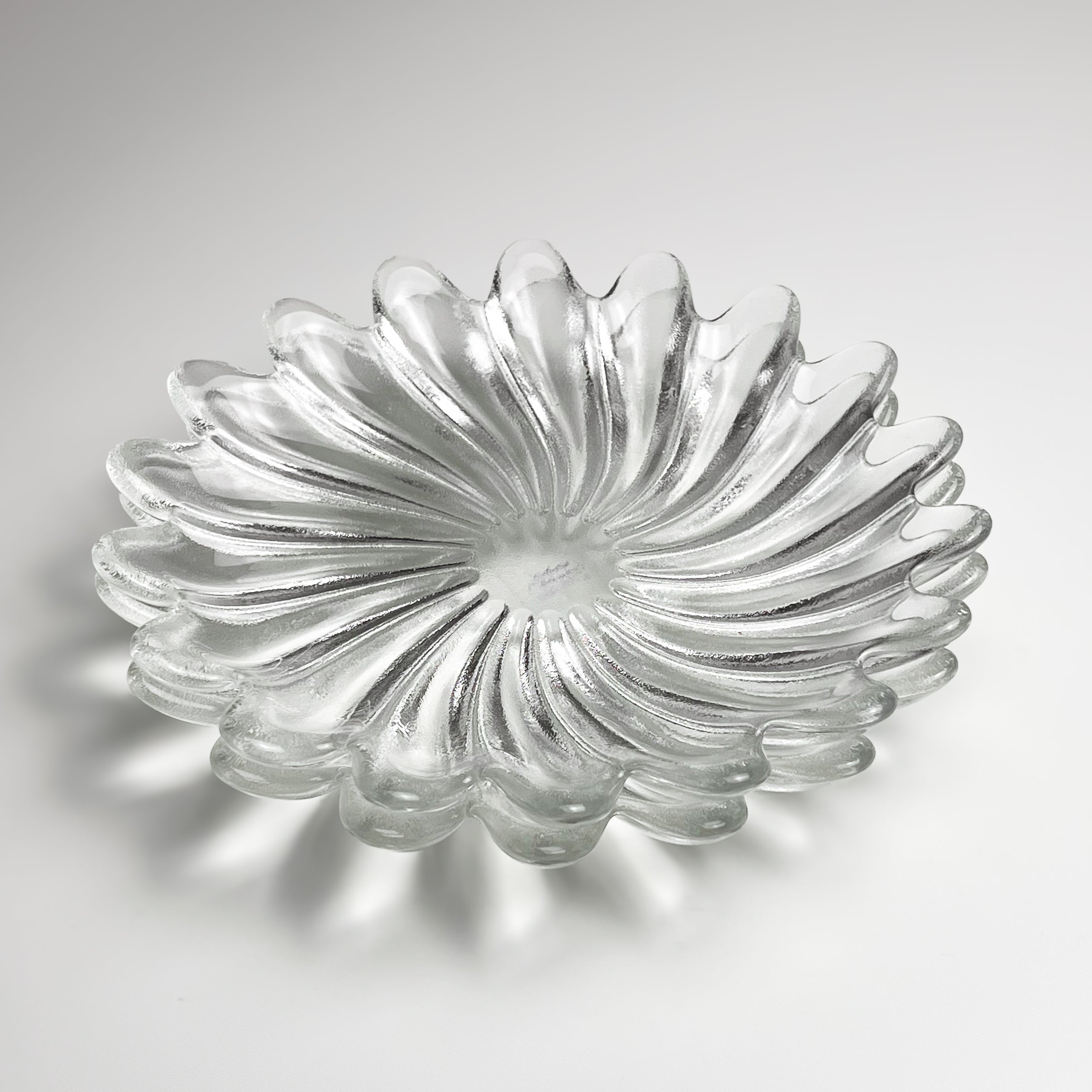 set van 2 glazen bloembordjes – collection liebenstein – walther glas – pre-loved Noii HOME