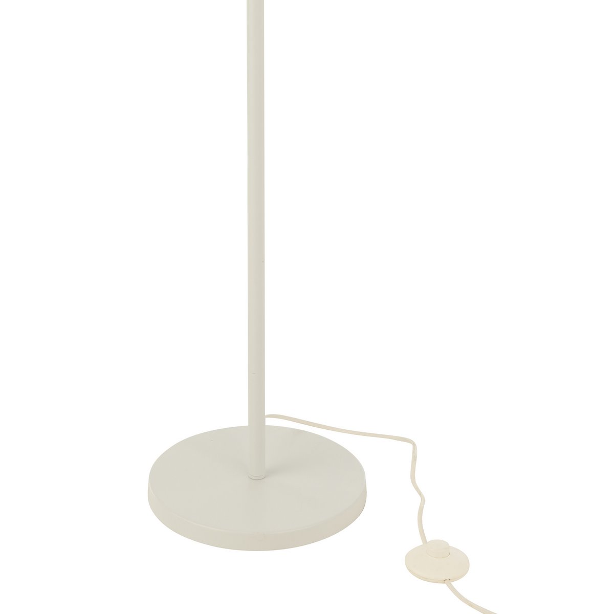 staande lamp met rotan kap - wit - J-Line J-Line