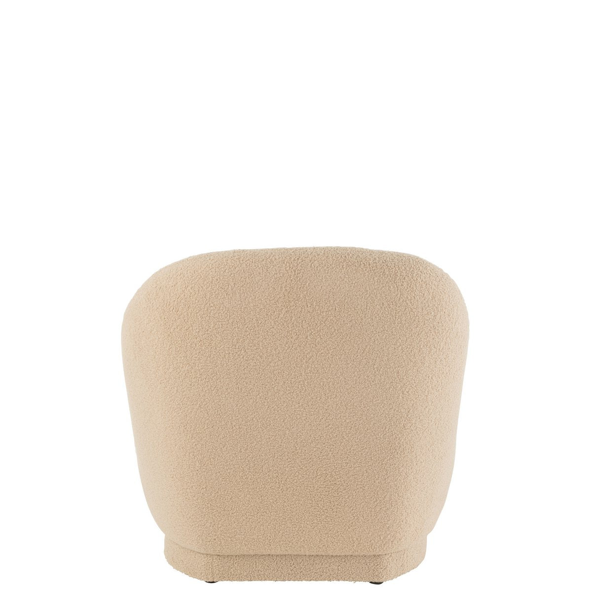 teddy bouclé fauteuil – warm beige J-Line