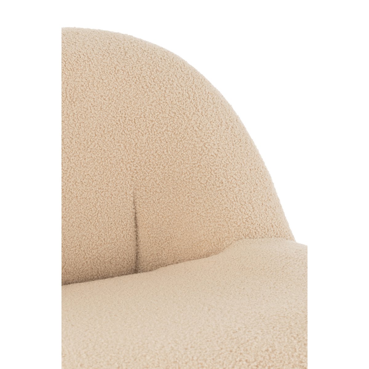 teddy bouclé fauteuil – warm beige J-Line