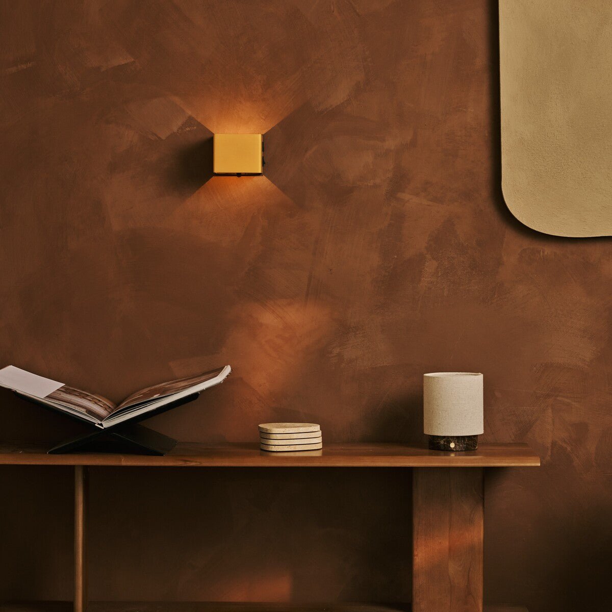 tess okergele oplaadbare wandlamp, tavellio amsterdam Tavellio - Amsterdam