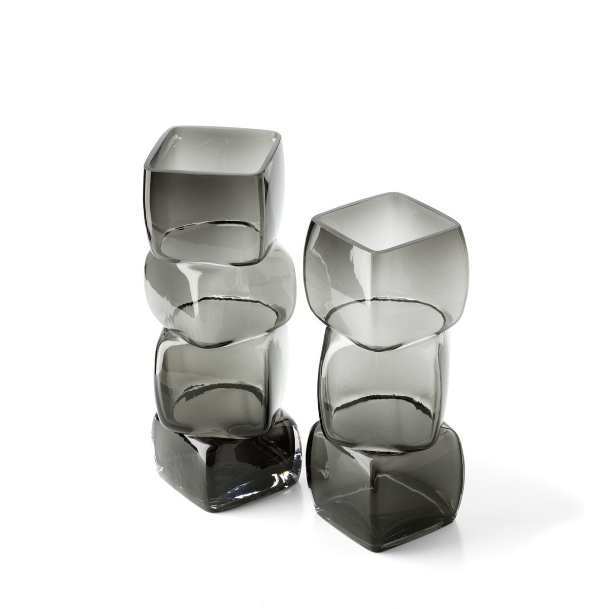 The Cubes Vaas - Donkergrijs - M Bazar Bizar Living