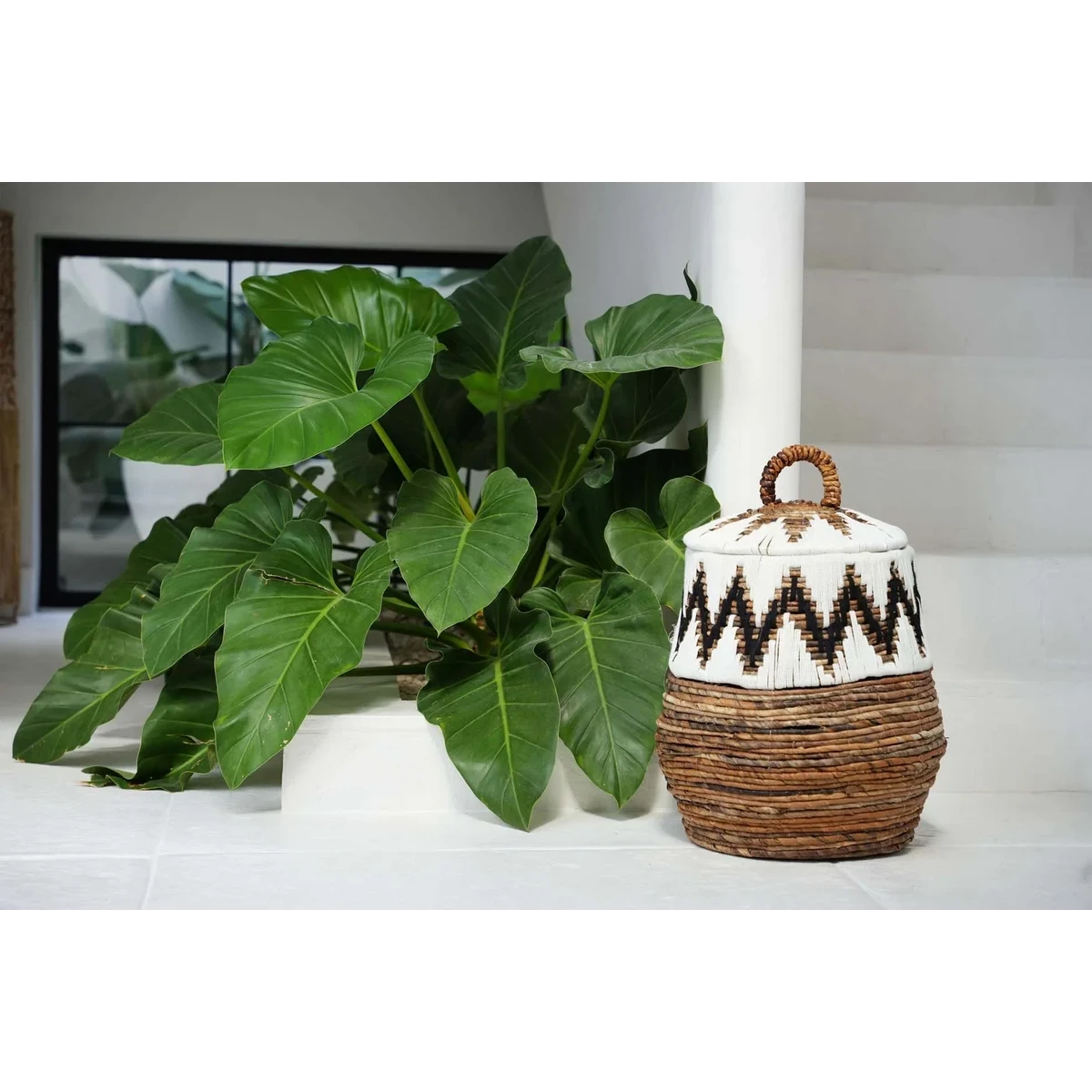 The Little Bay Strandmand - Natuurlijk Wit - M Bazar Bizar Living