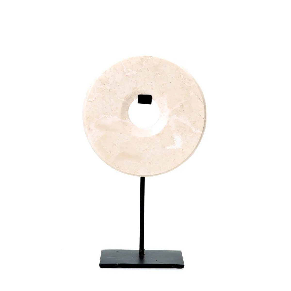 The Marble Disc on Stand - Wit - M Bazar Bizar