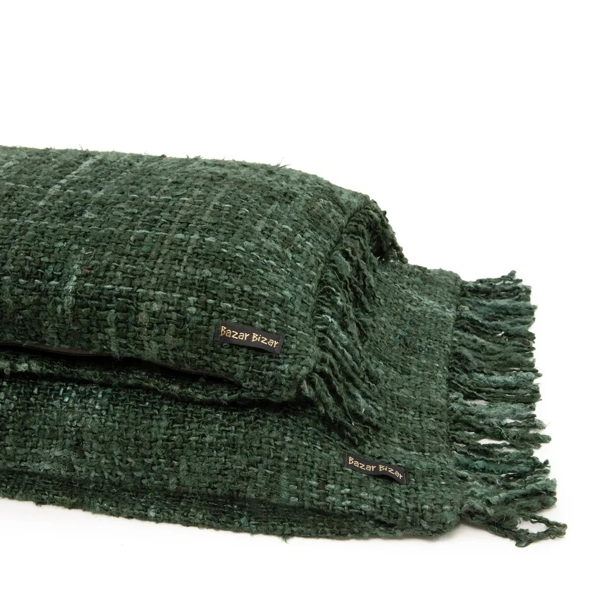 The Oh My Gee Kussenhoes - Bosgroen - 35x100 Bazar Bizar Living