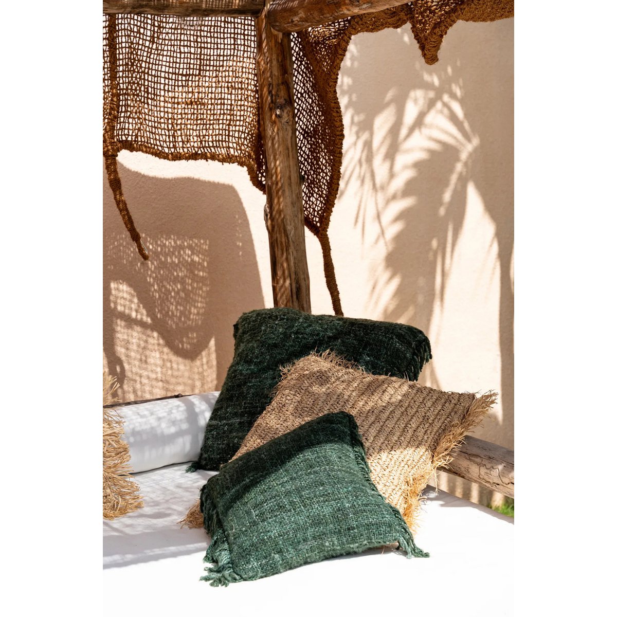 The Oh My Gee Kussenhoes - Bosgroen - 40x40 Bazar Bizar Living