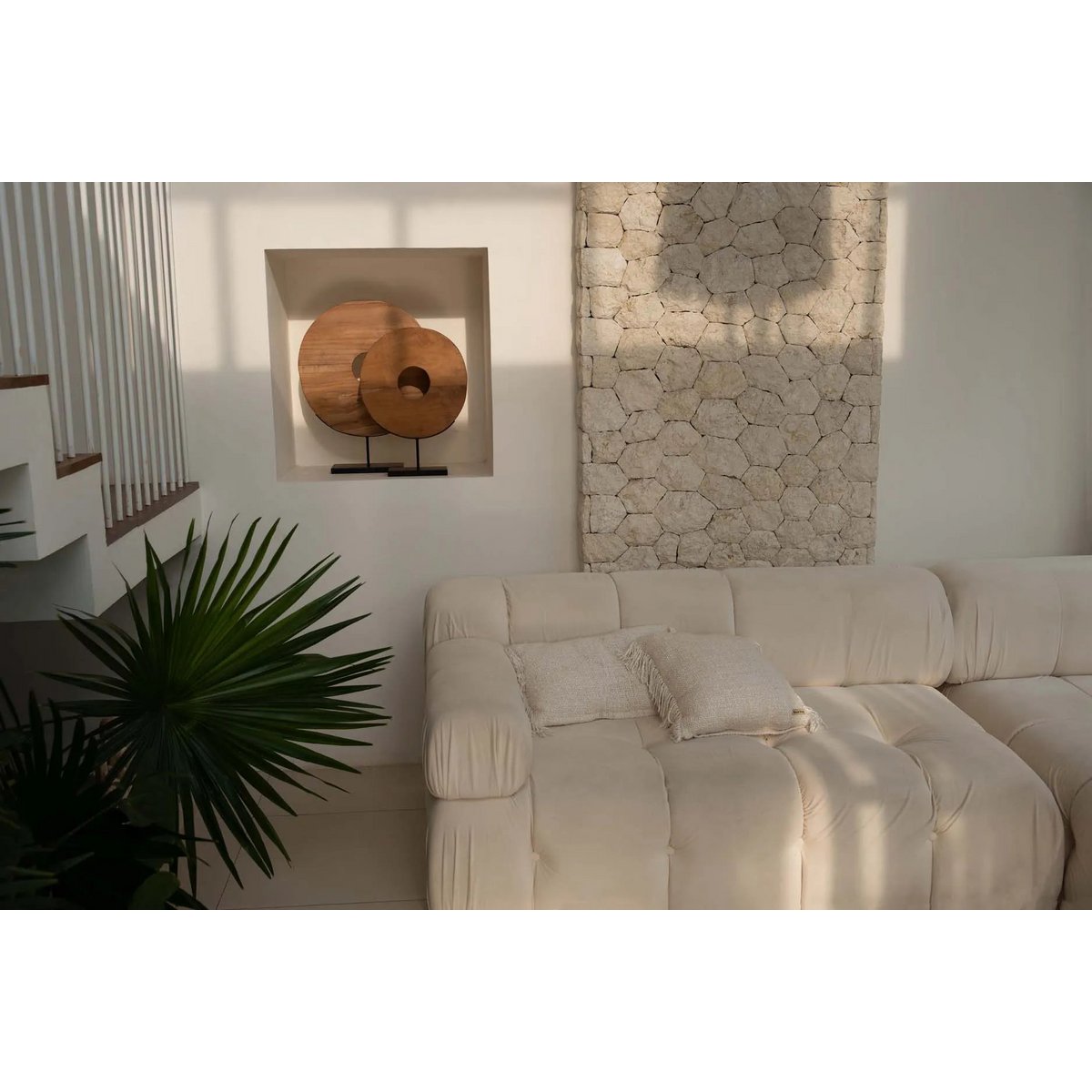The Oh My Gee Kussenhoes - Crème - 30x50 Bazar Bizar Living