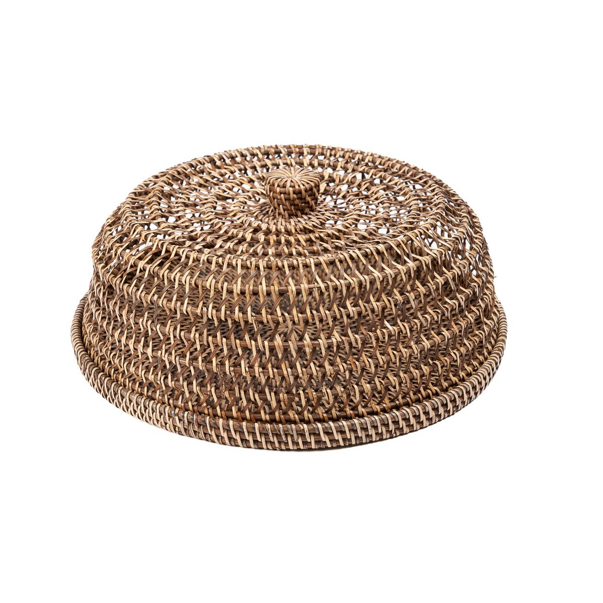 The Rattan Food Cover - Natural Brown - M Bazar Bizar Living