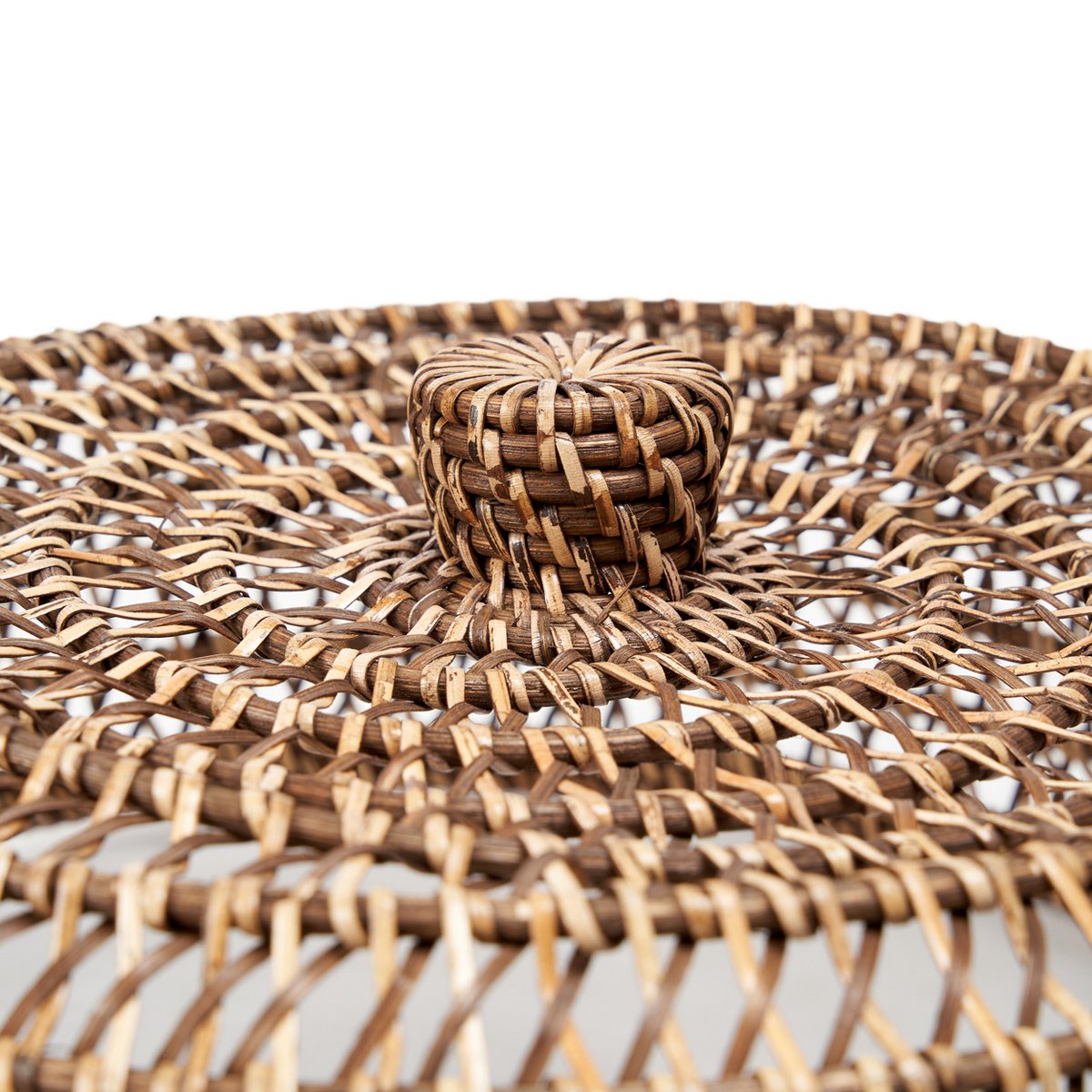 The Rattan Food Cover - Natural Brown - M Bazar Bizar Living