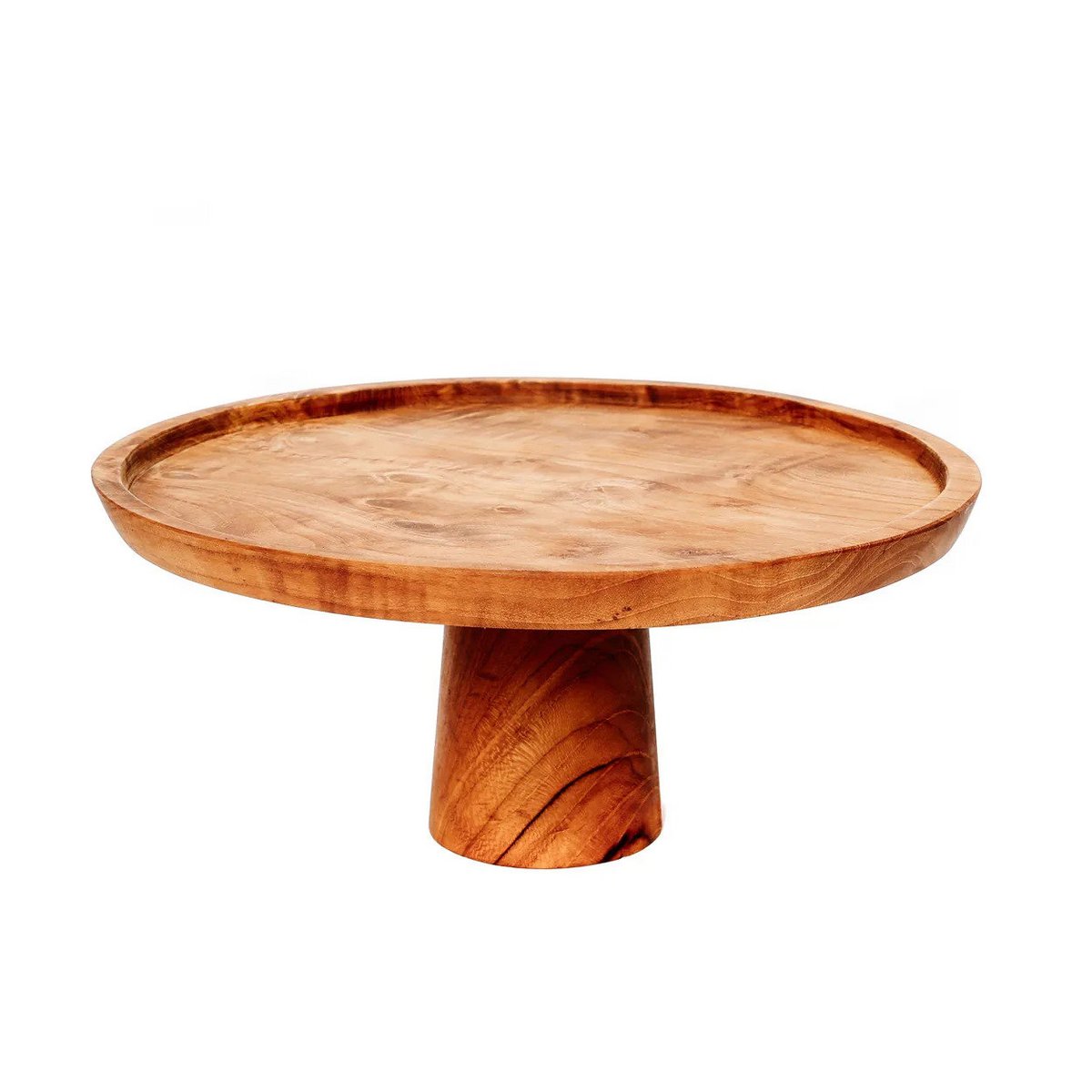 The Teak Root Cake Dish - L Bazar Bizar Living