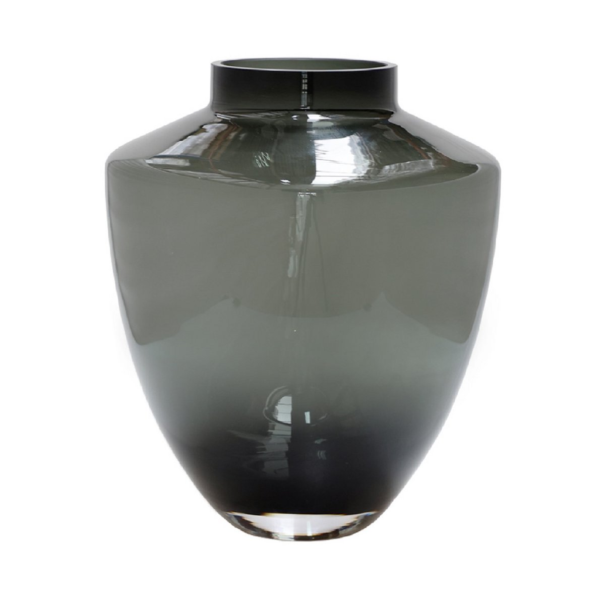 Tugela glazen vaas grijs – Vase The World Vase The World