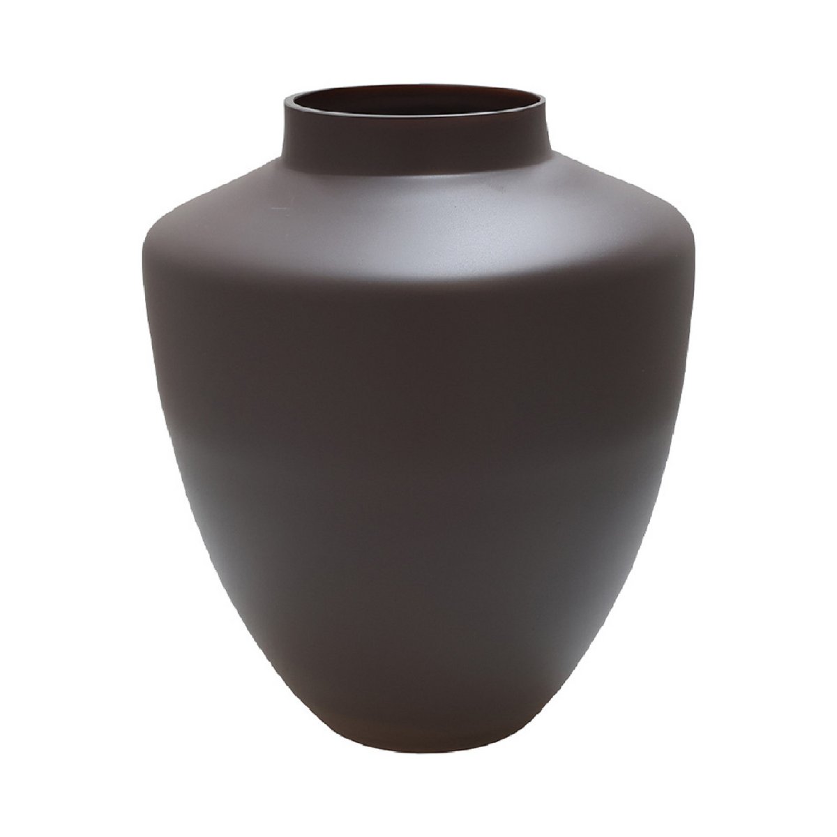 Tugela glazen vaas matbruin – Vase The World Vase The World
