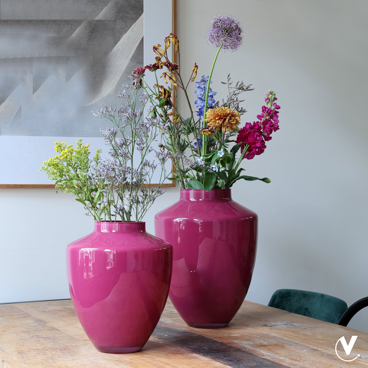 Tugela glazen vaas mauve – Vase The World Vase The World
