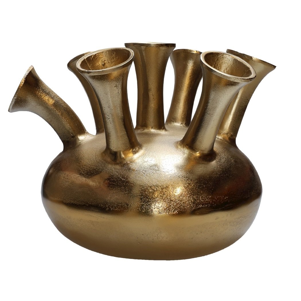 Vaas - Amsterdam 7 gold Vase The World