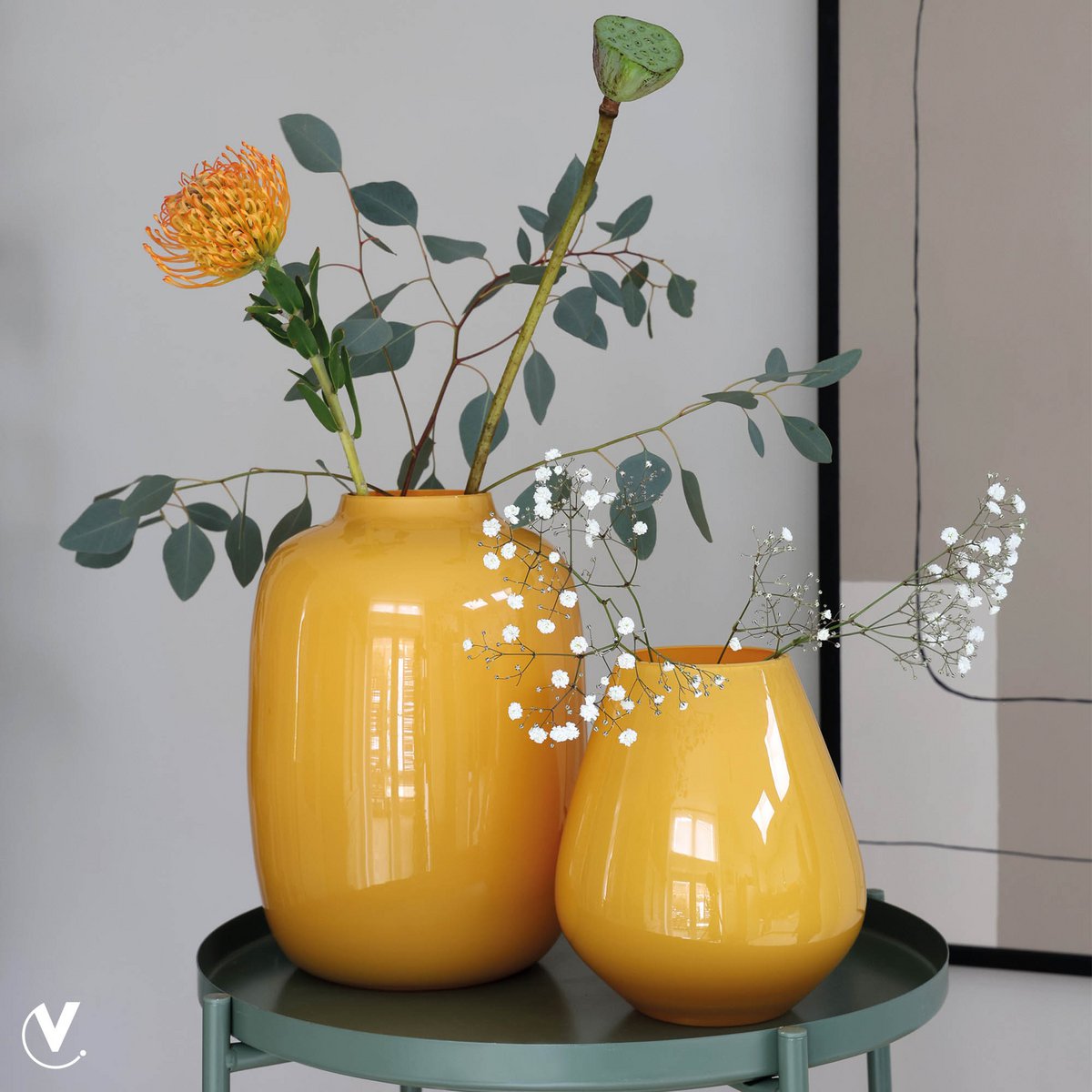 Vaas - Artic bright yellow Vase The World