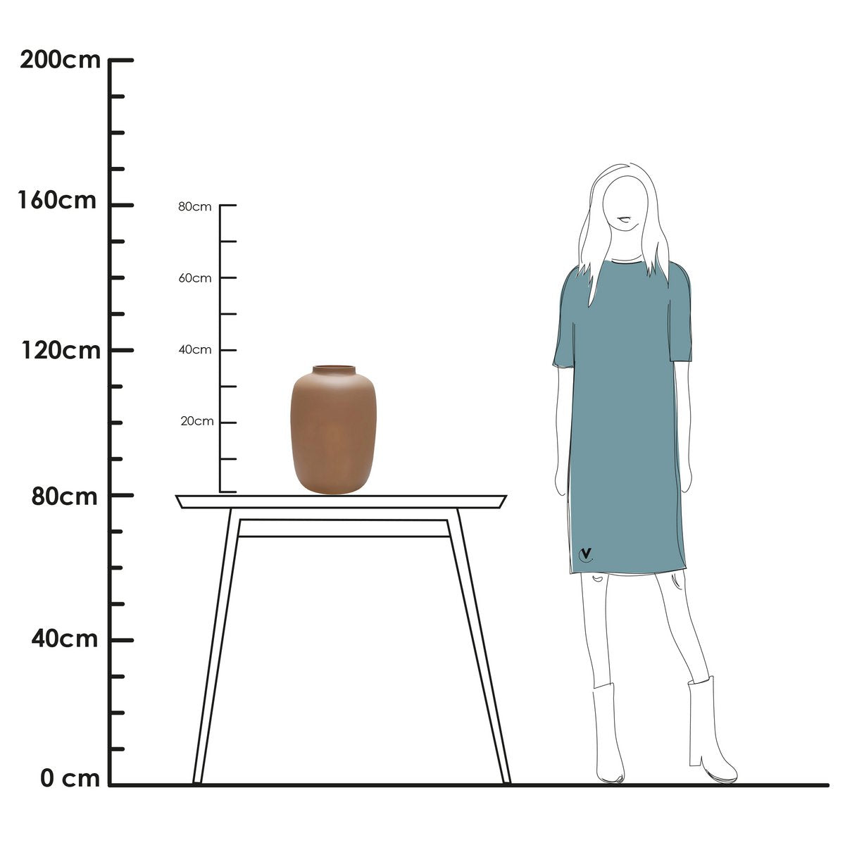 VAAS - Artic Matte Sand Vase The World