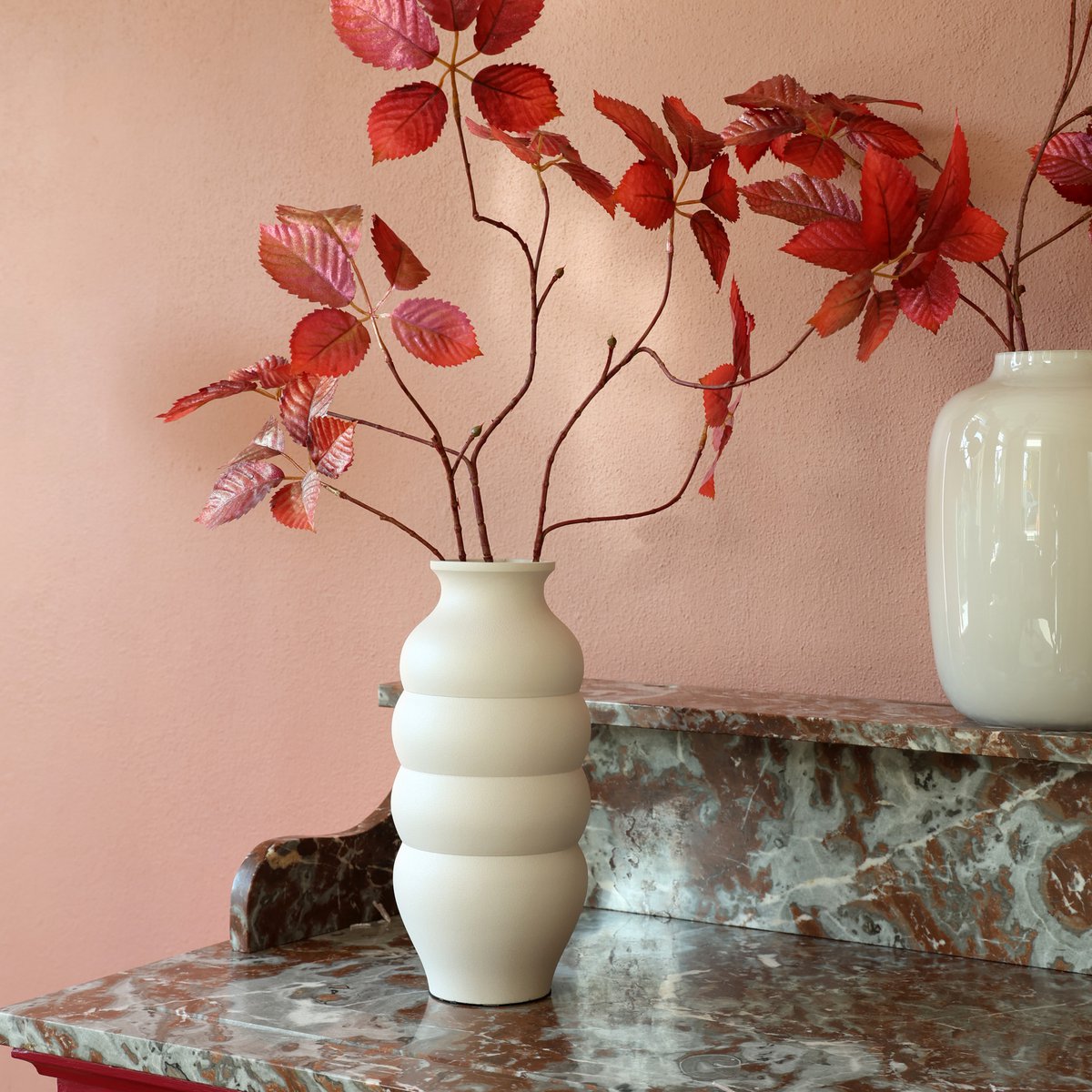 Vaas - Carmen ivory Vase The World