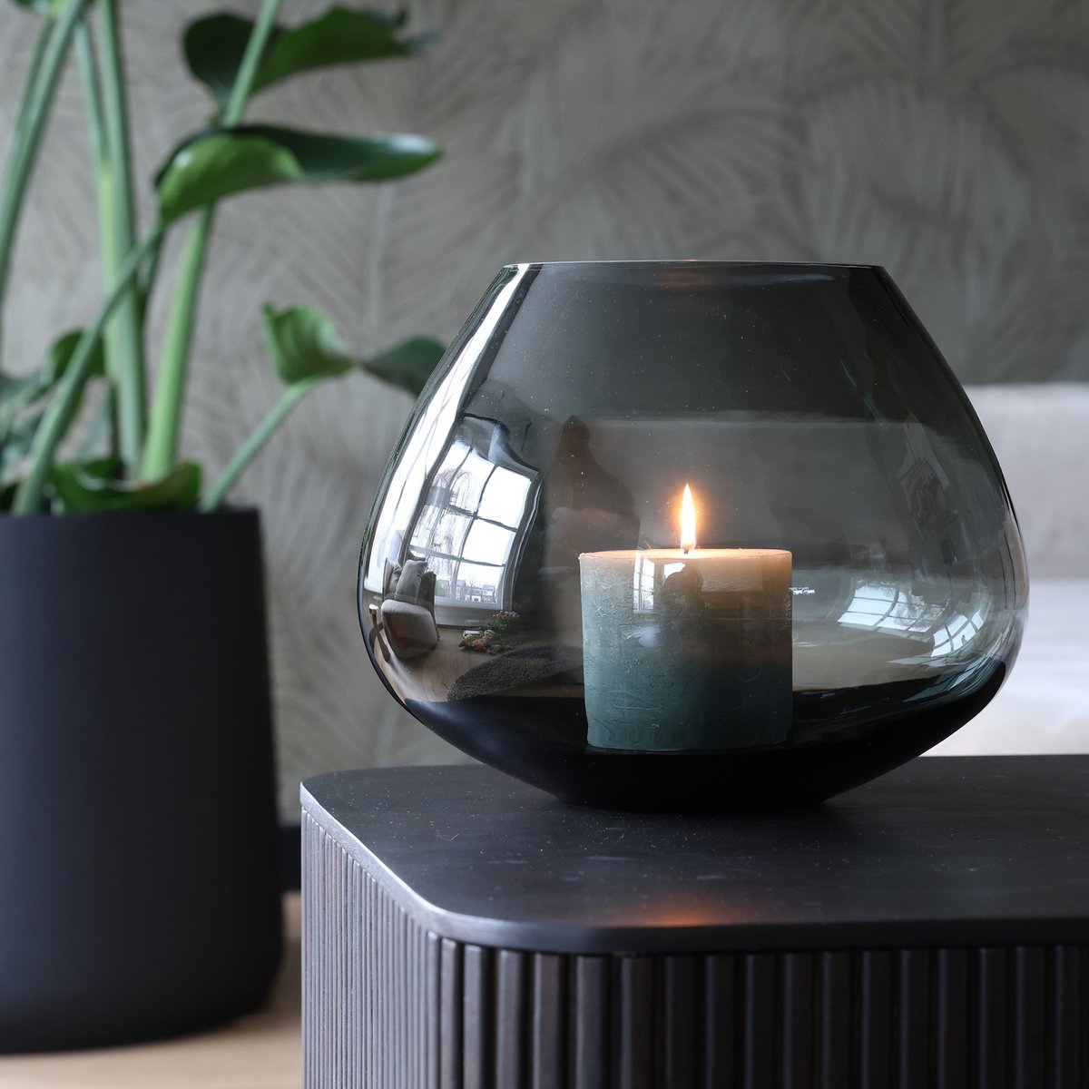 Vaas - Morava Ø32 cm grey Vase The World