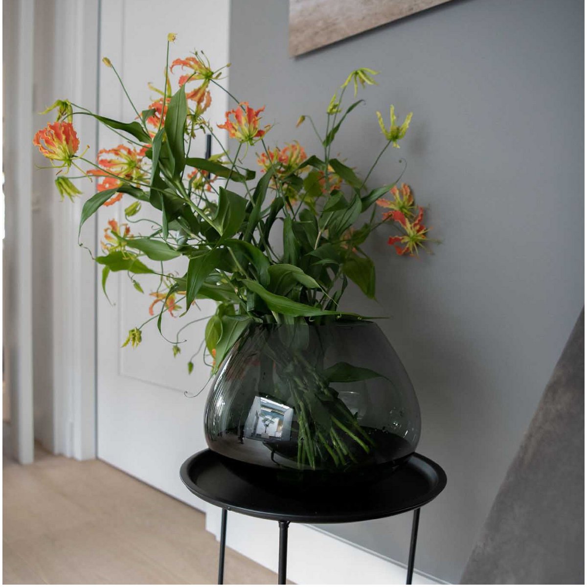 Vaas - Morava Ø32 cm grey Vase The World