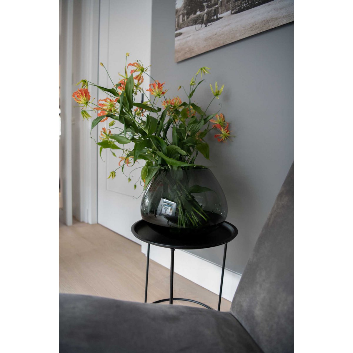 Vaas - Morava Ø32 cm grey Vase The World
