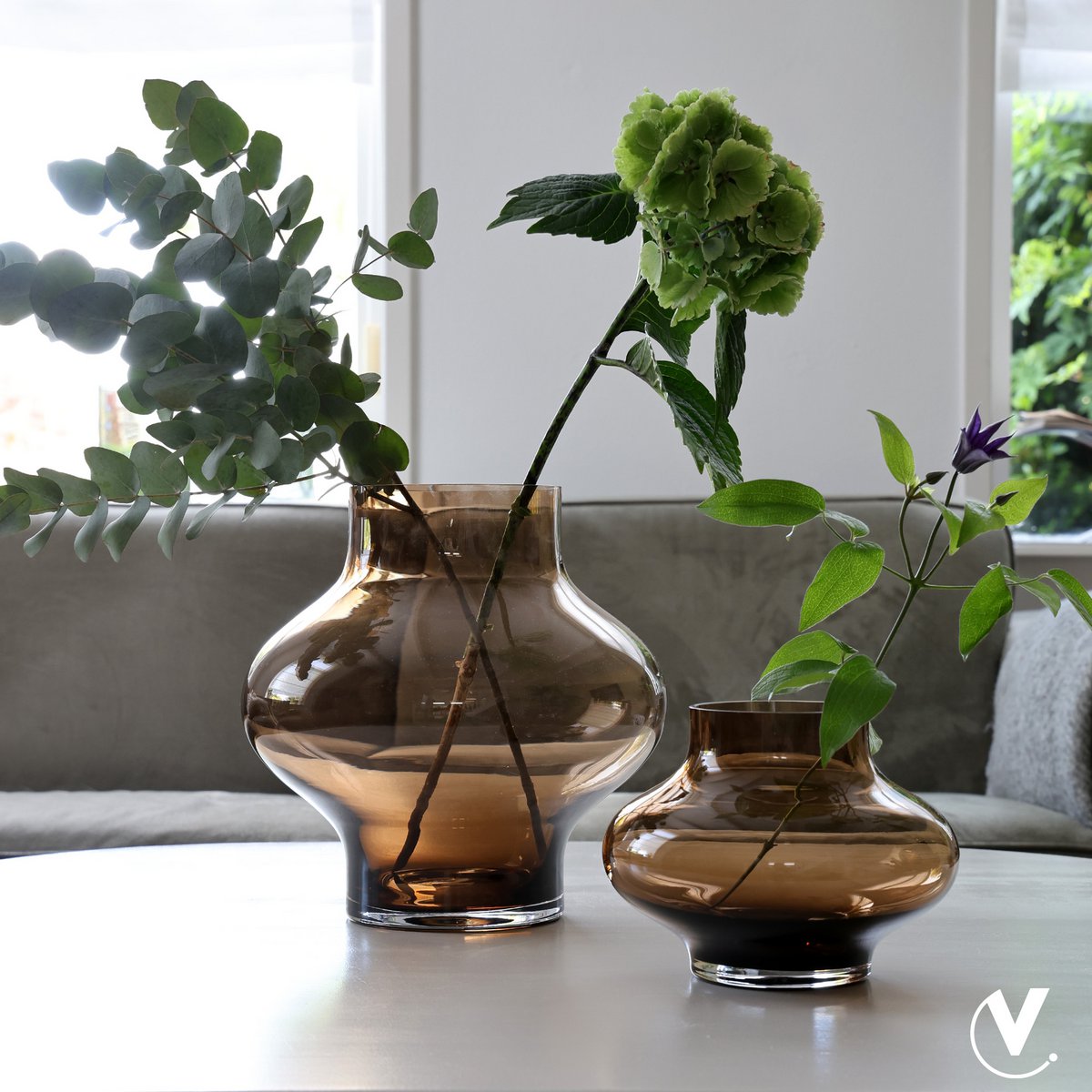 Vaas - Ruvuma taupe Vase The World