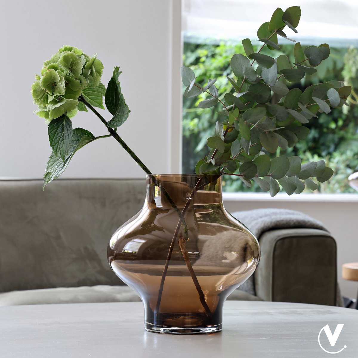 Vaas - Ruvuma taupe Vase The World