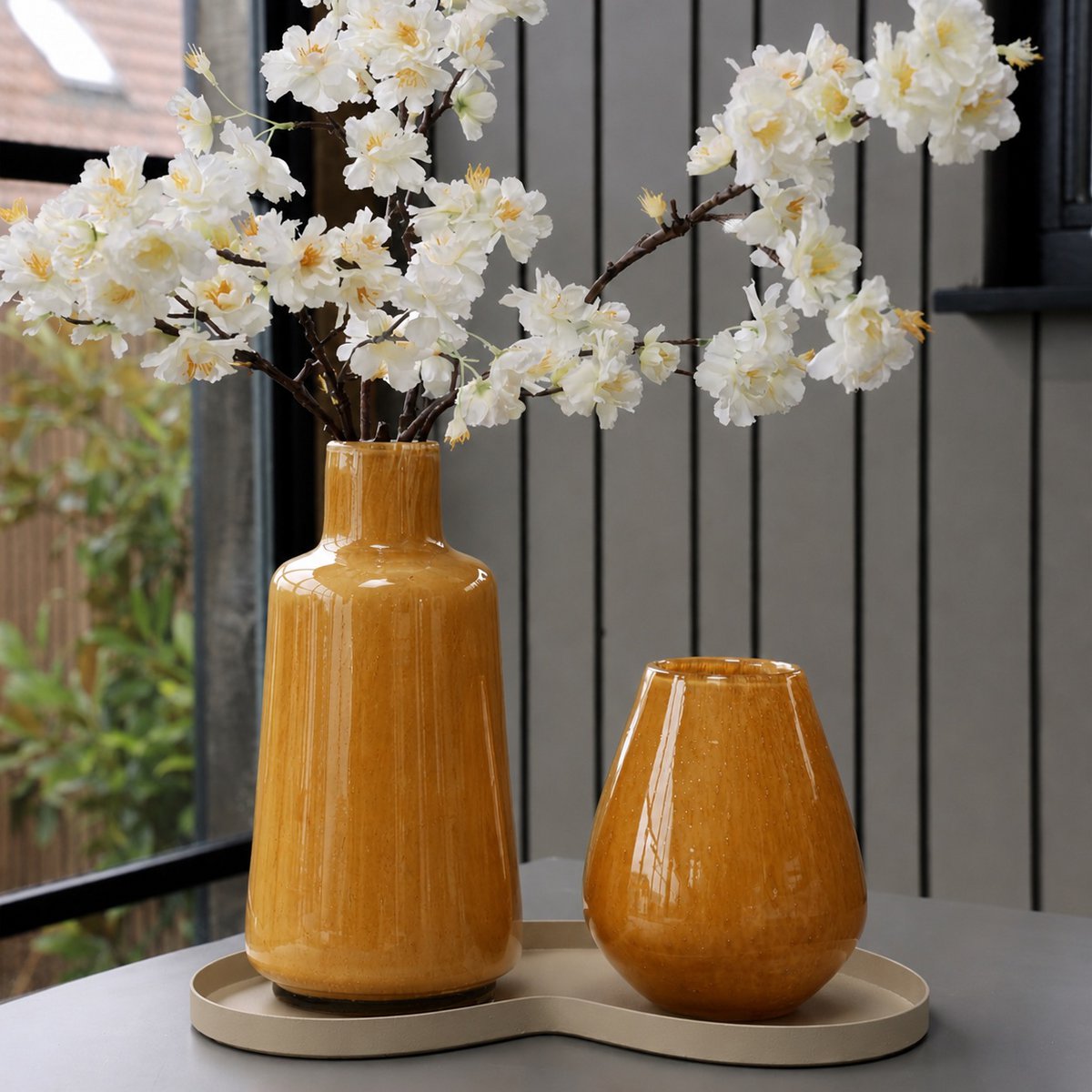 Vaas - Tasman S Elite yellow Vase The World