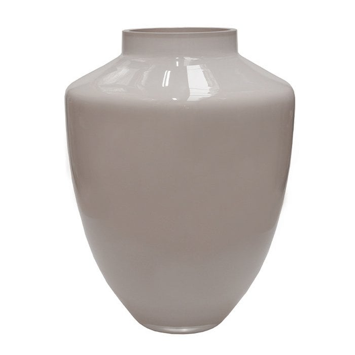 vaas tugela - pastel ivory - ivoor - glas en keramiek - handgemaakt Vase The World