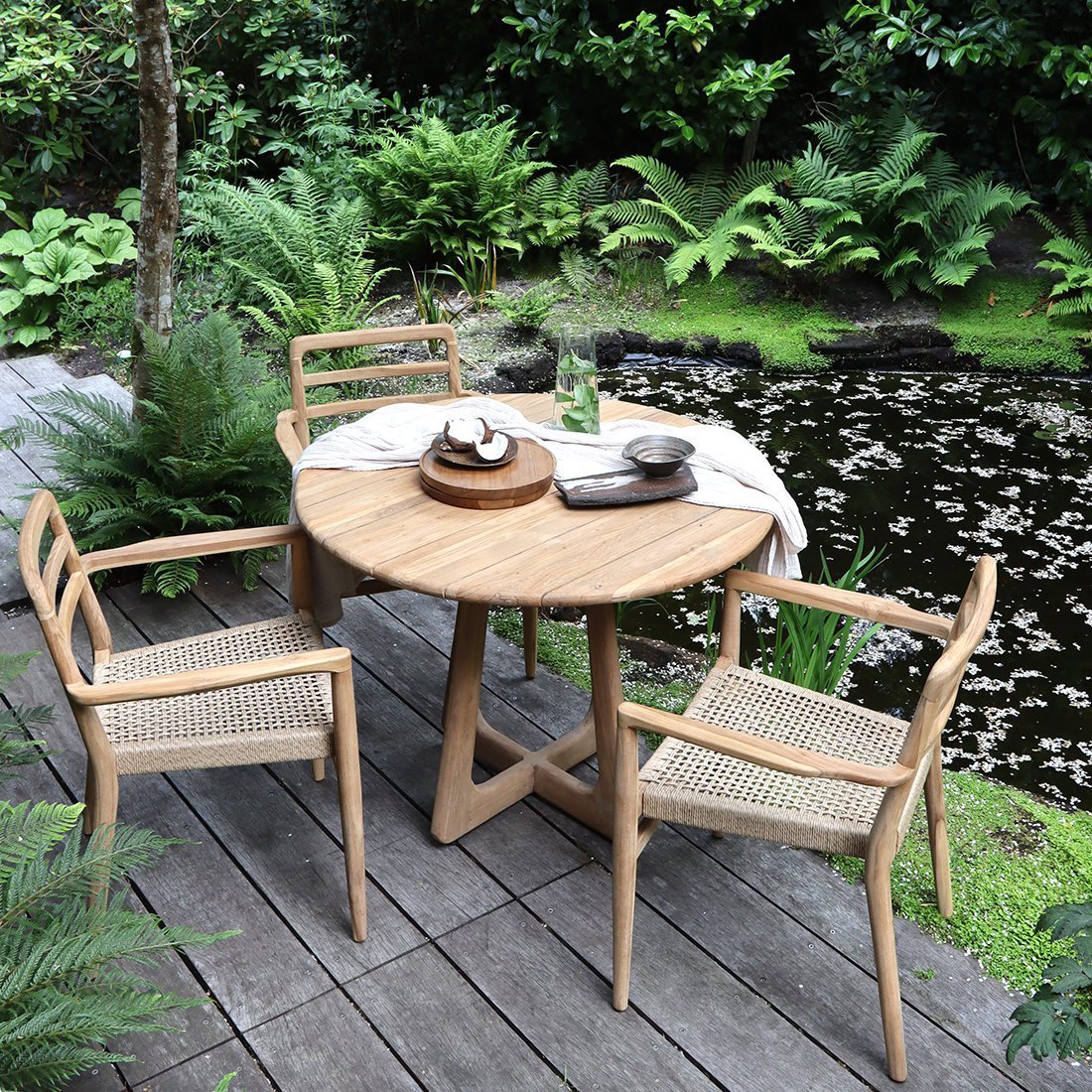 Verano tuintafel Ø 100 cm Raw Materials