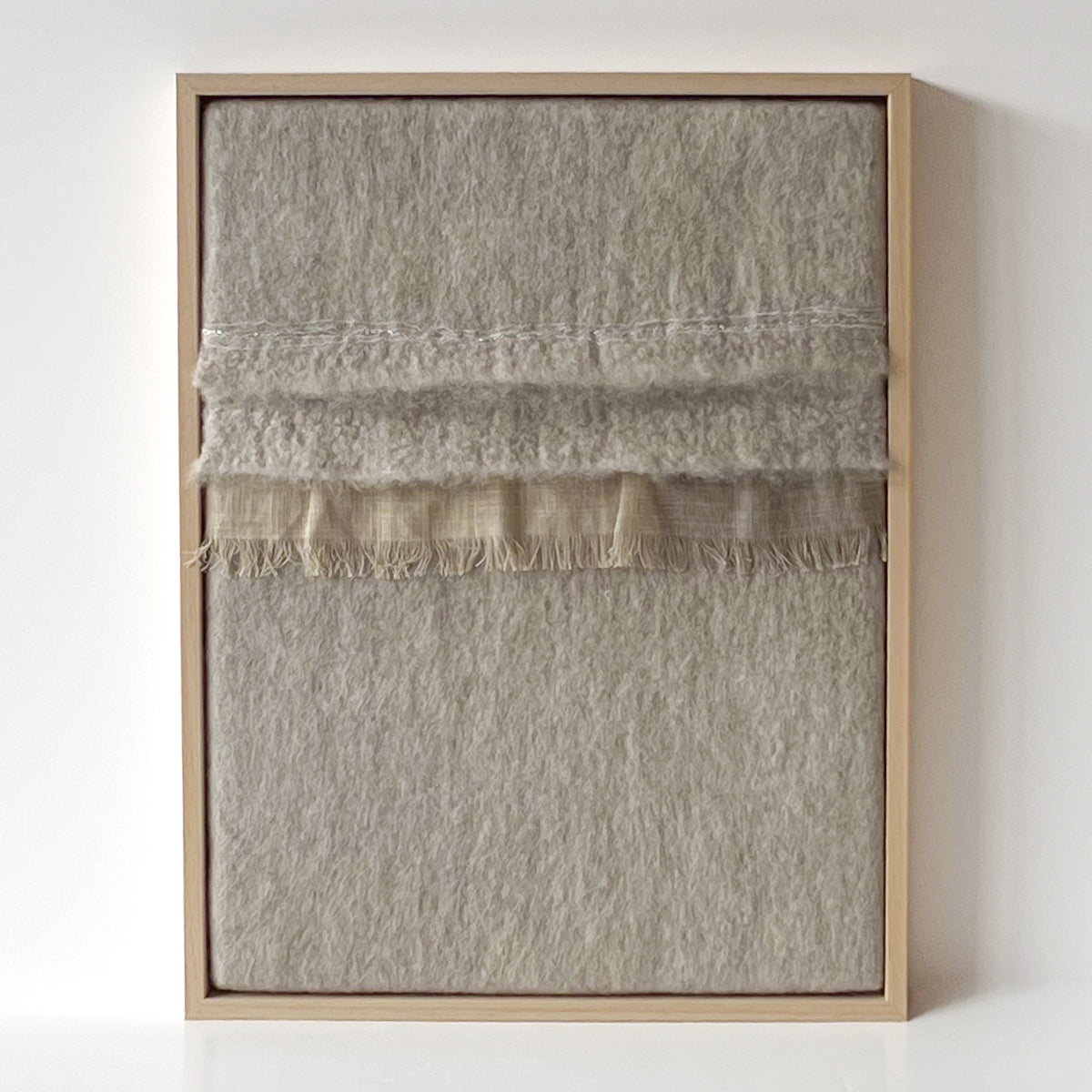 Vilten schilderij Imperfectus XXI – Vilt & Vlow | 43 × 33 cm Noii HOME