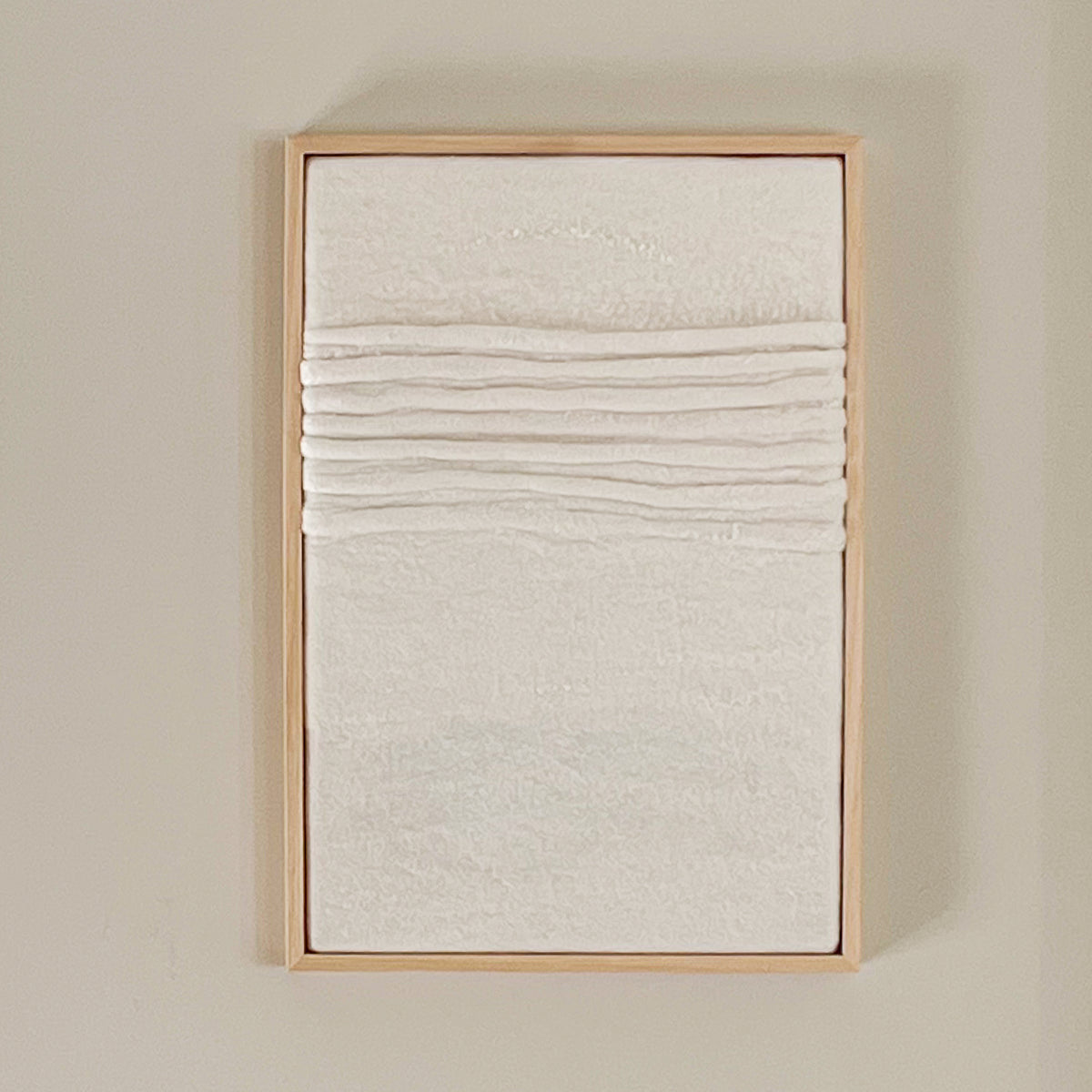 Vilten schilderij Limes III – Vilt & Vlow | 33 × 48 cm Noii HOME